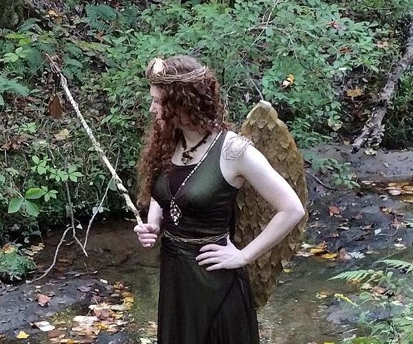 DIY Forest Fairy Costume (Made With Real Vines and Leaves!)