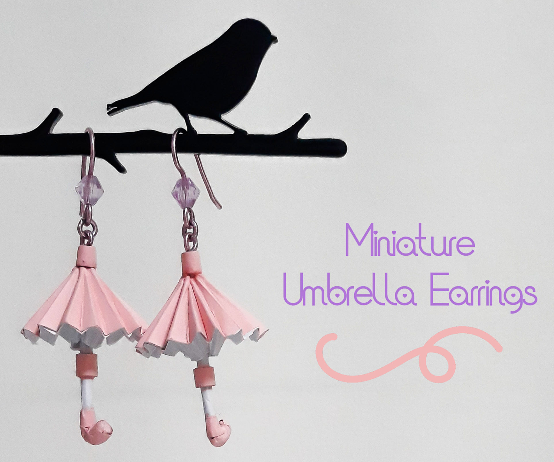 Miniature Umbrella Earrings