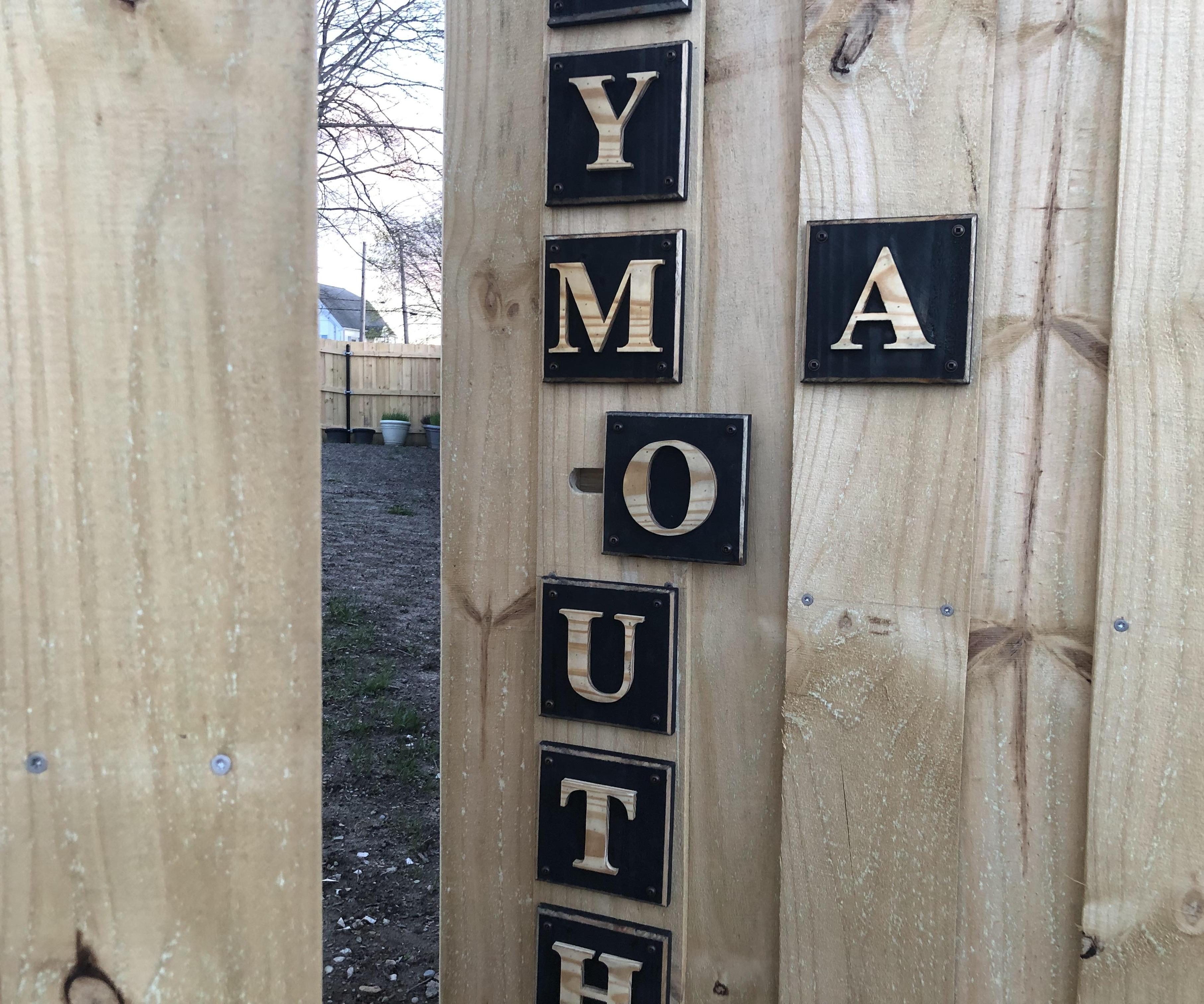 Concealed Gate Slide Bolt