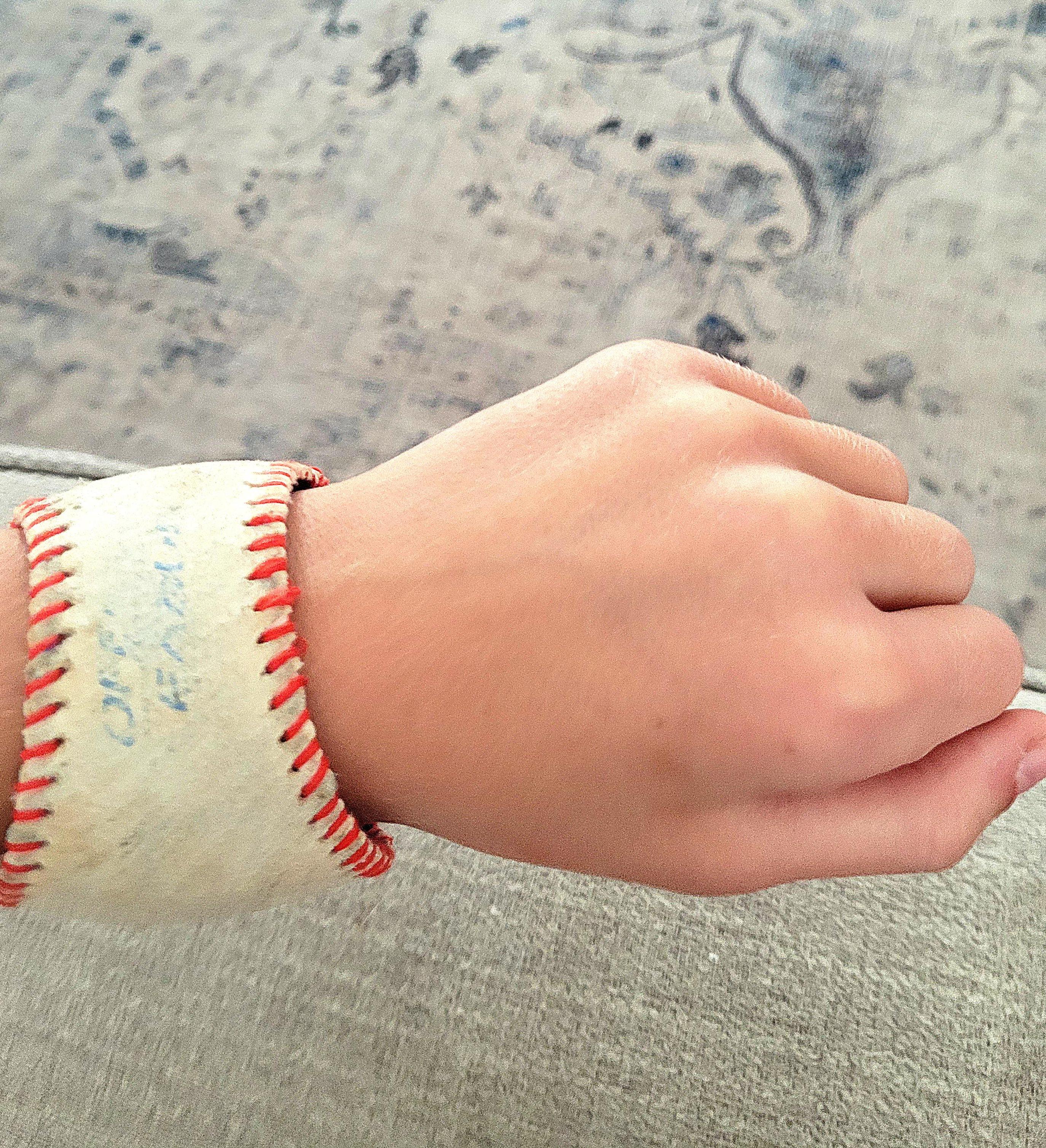 Recycled Baseball Bracelet