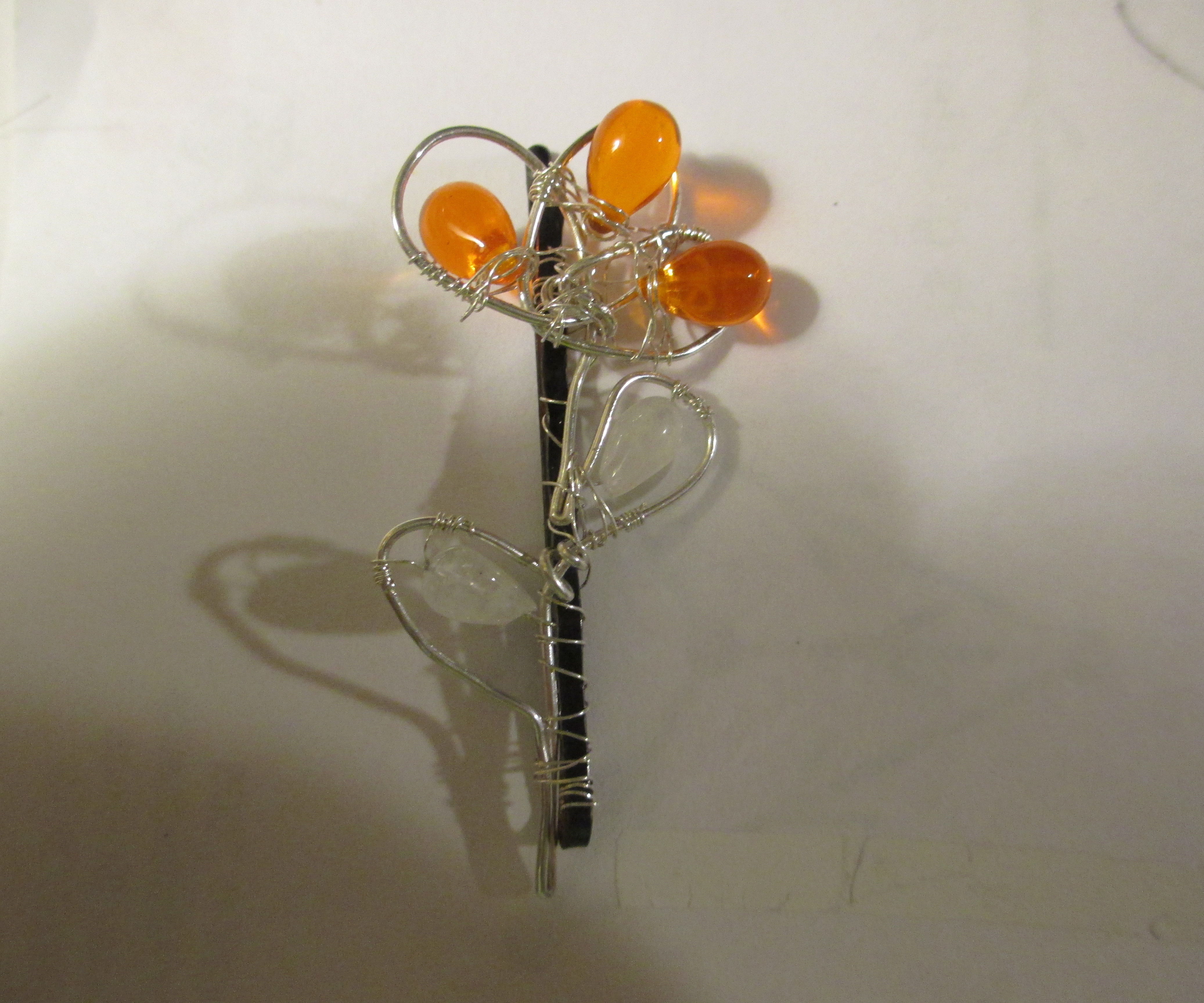 How to Wire Wrap a Flower Hairpin