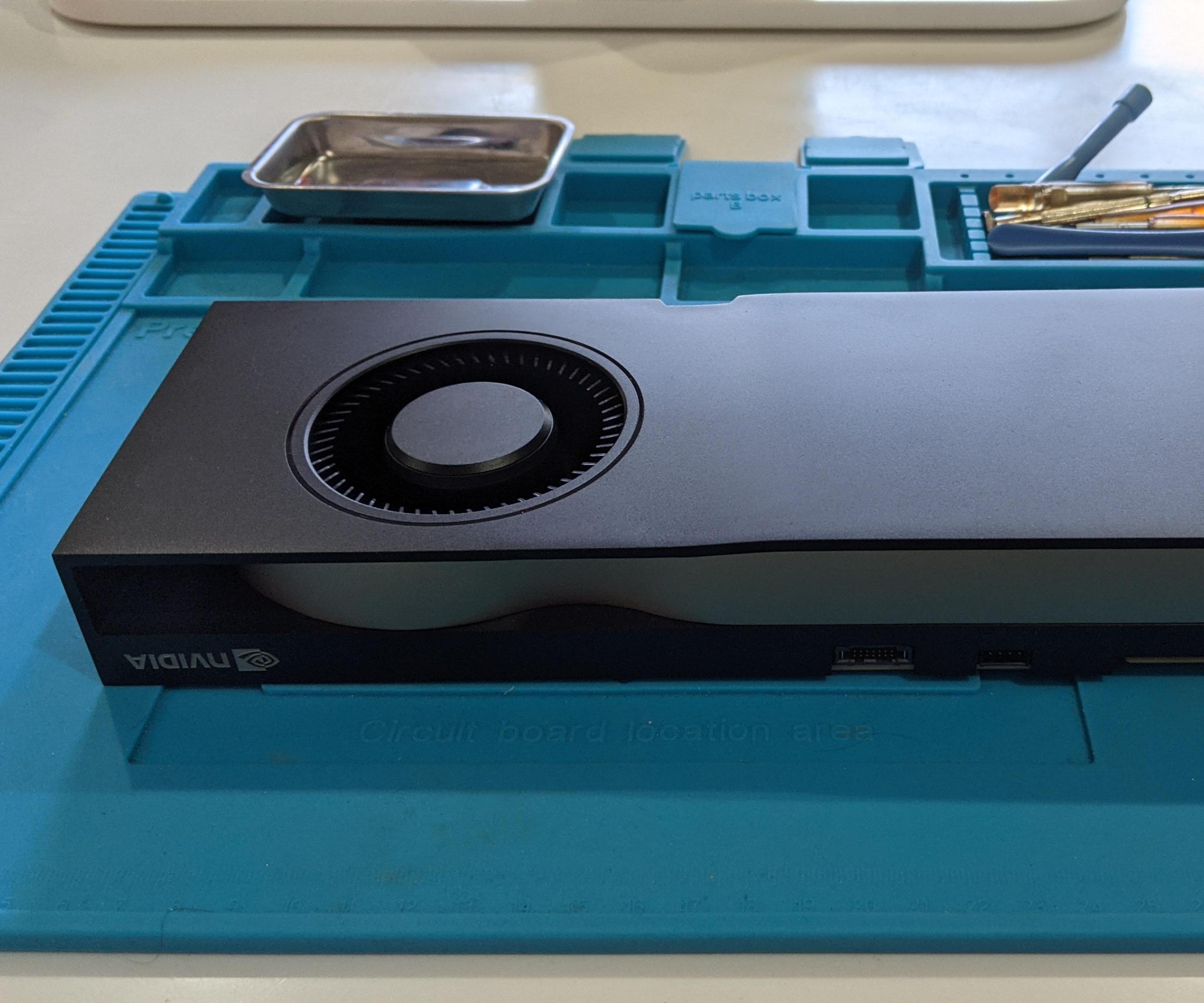 Nvidia PNY RTX A5000 Teardown With Important Sizes Taken