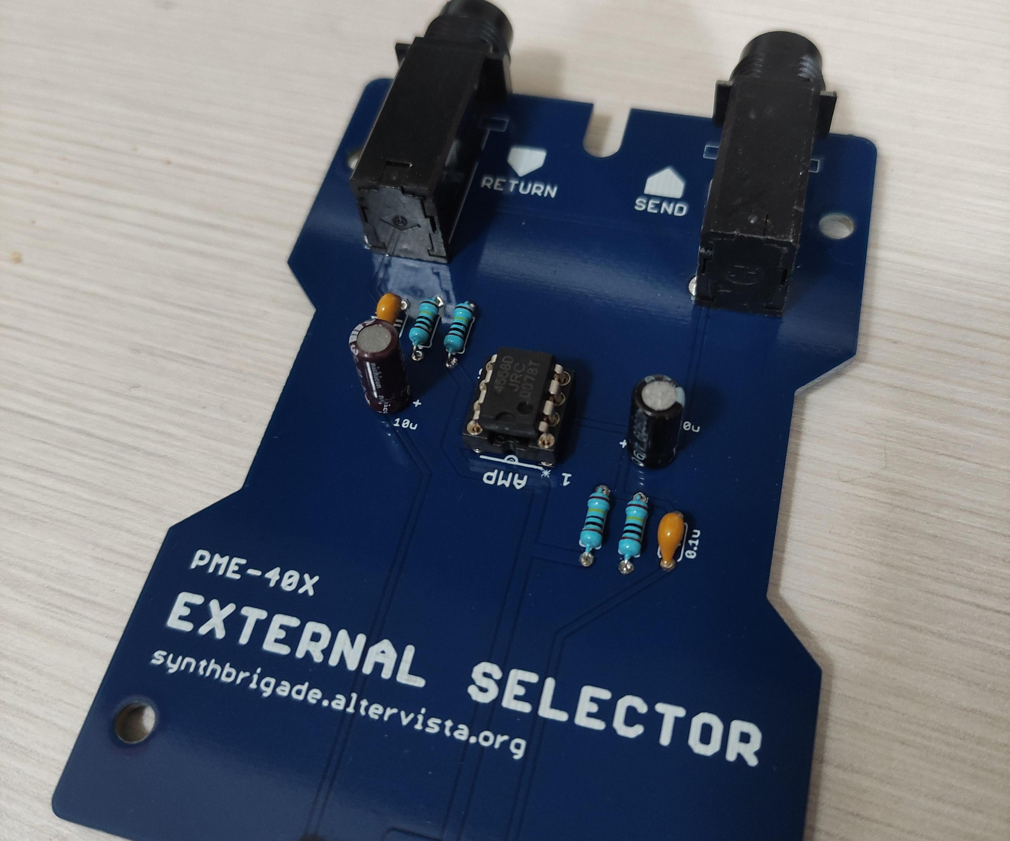 DIY Korg PME40X External Selector "Clone"