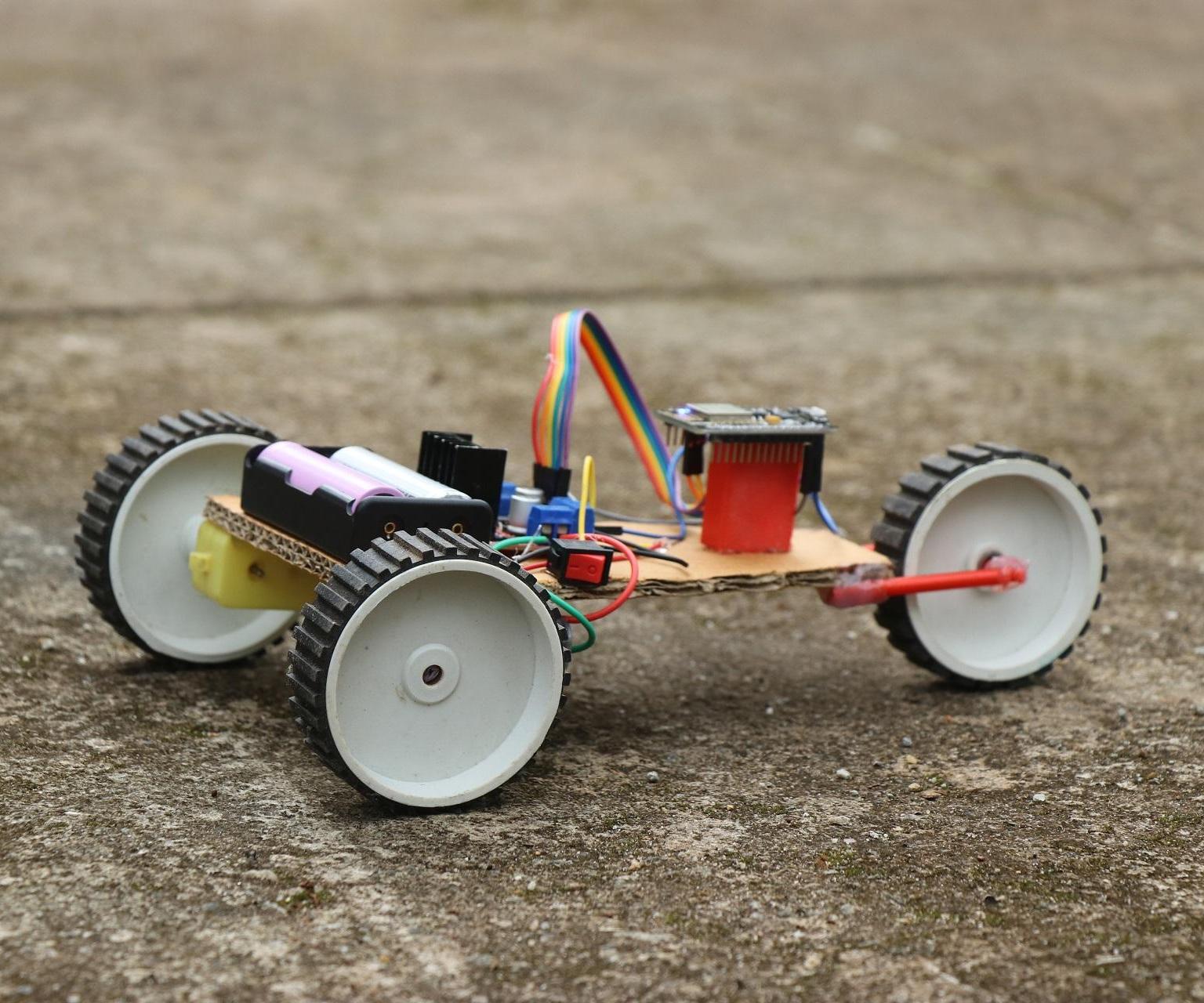 Make Very Easy Robot Car That Is Smartphone Controlled