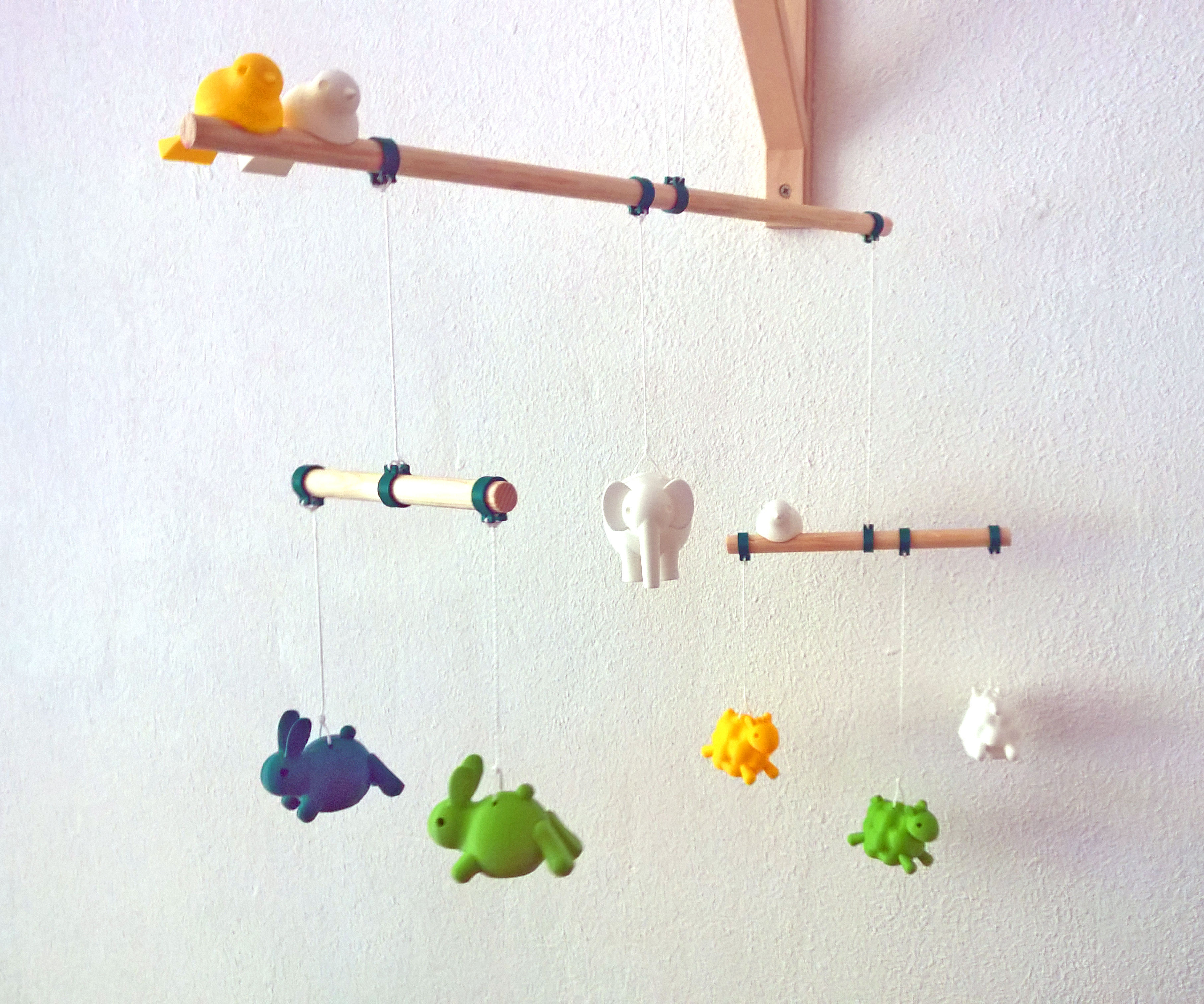 3D Printed Baby Mobile & How to Model Animals