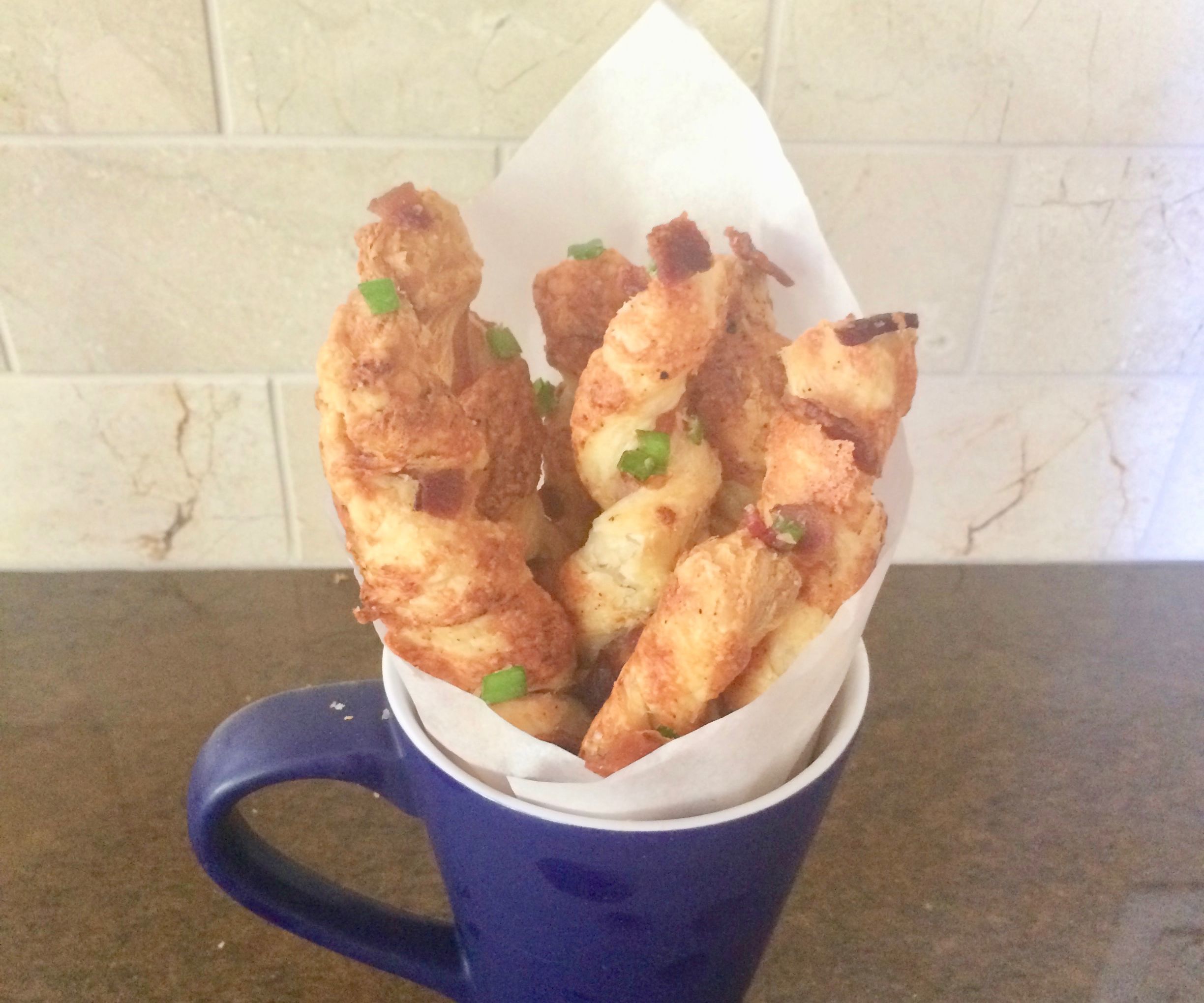 Crispy Bacon Cheese Straws
