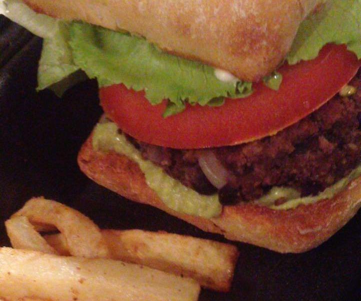 Vegan Black Bean Burger W/ Justegg