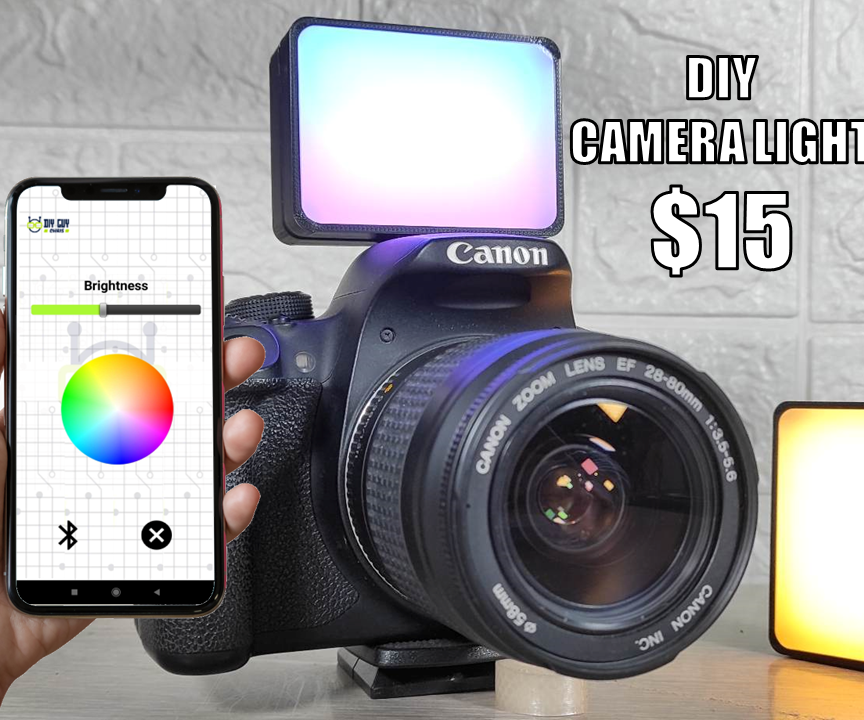 DIY Low-Cost Bluetooth Camera Light