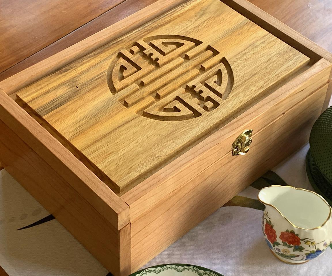A Carved Tea Box