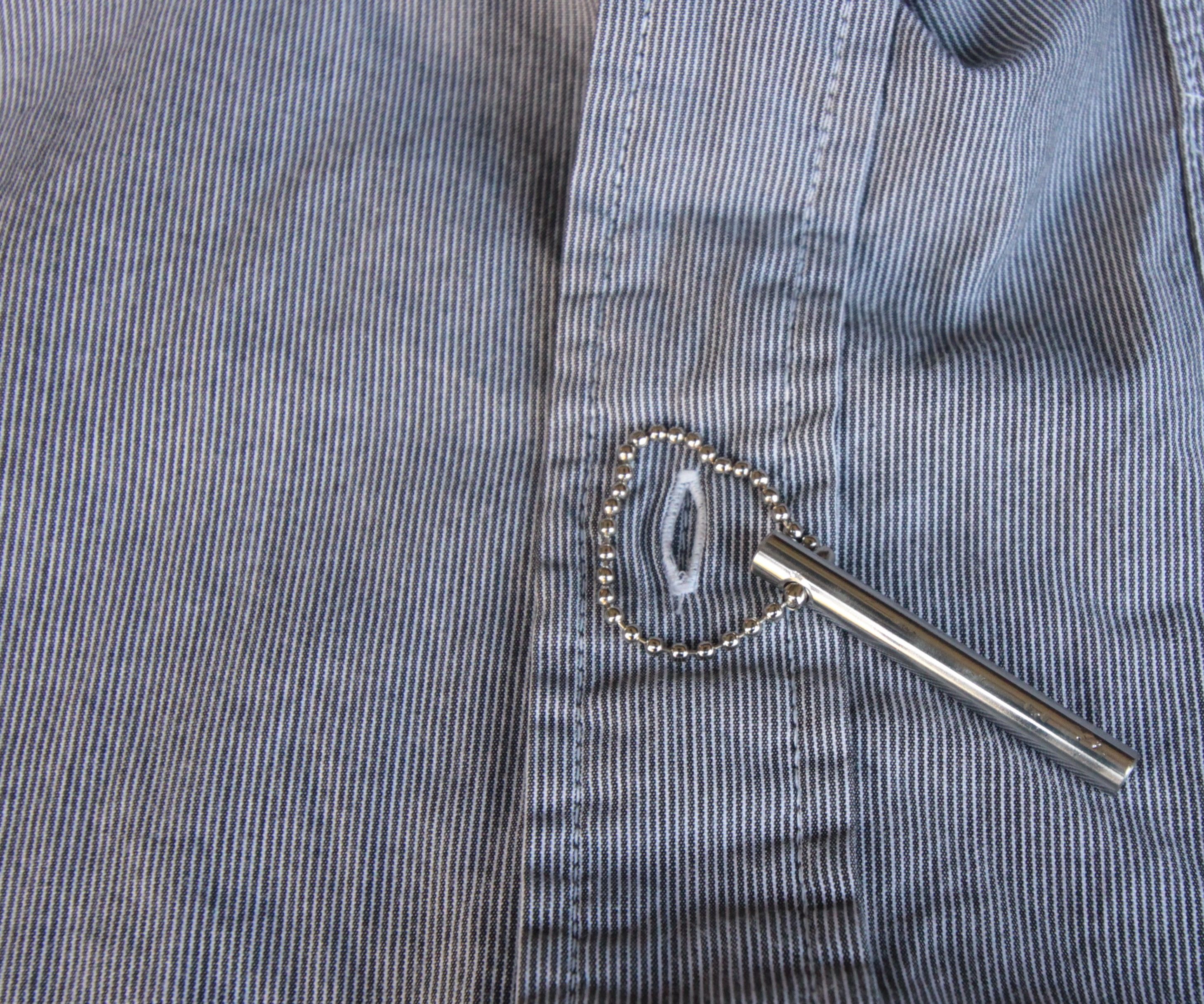 Stainless Steel Buttonhole Puzzle