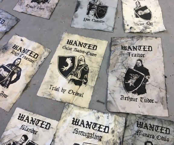 Escape Room Props -  Medieval Wanted Posters