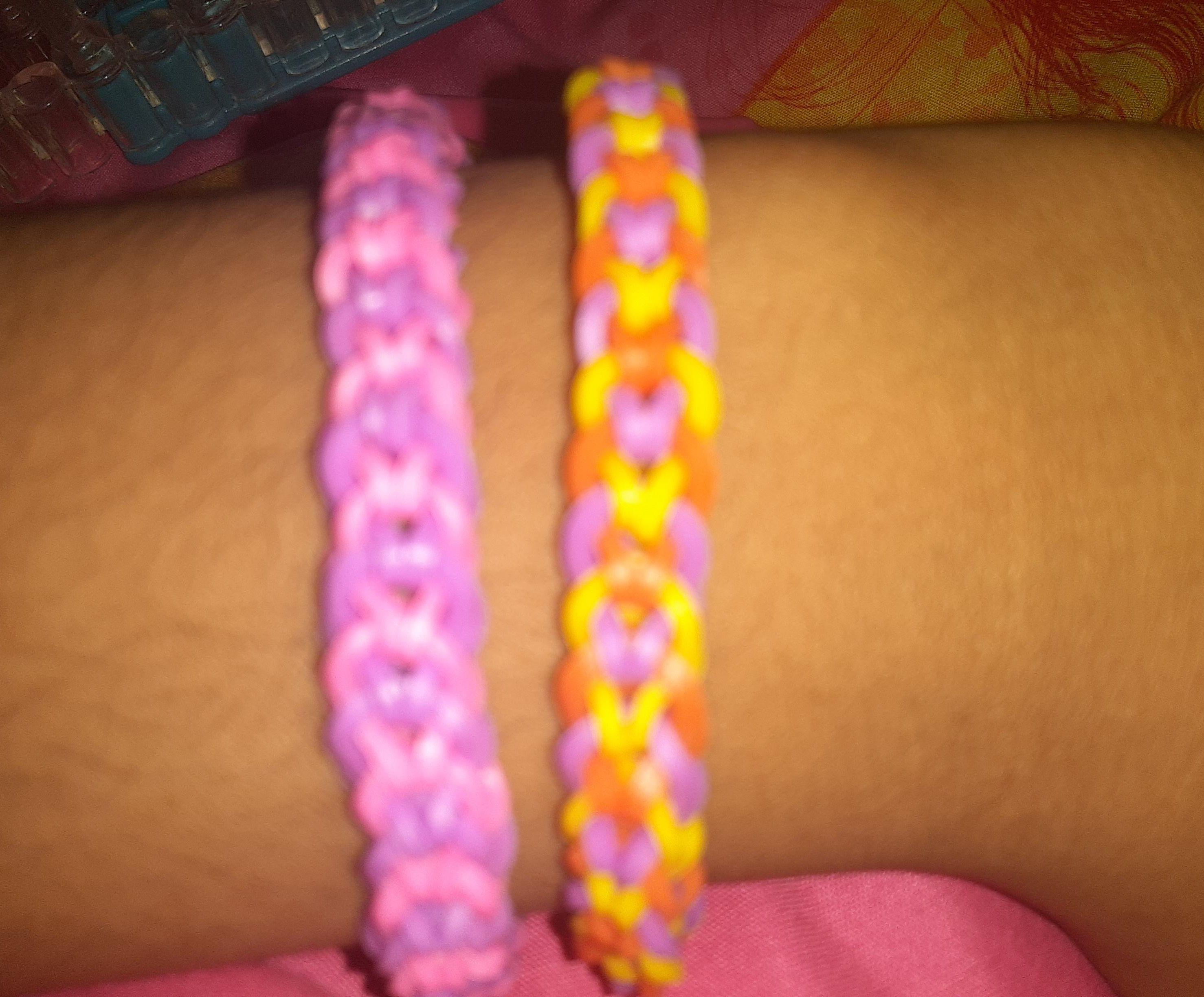 Inverted Fishtail Loom Bracelet 