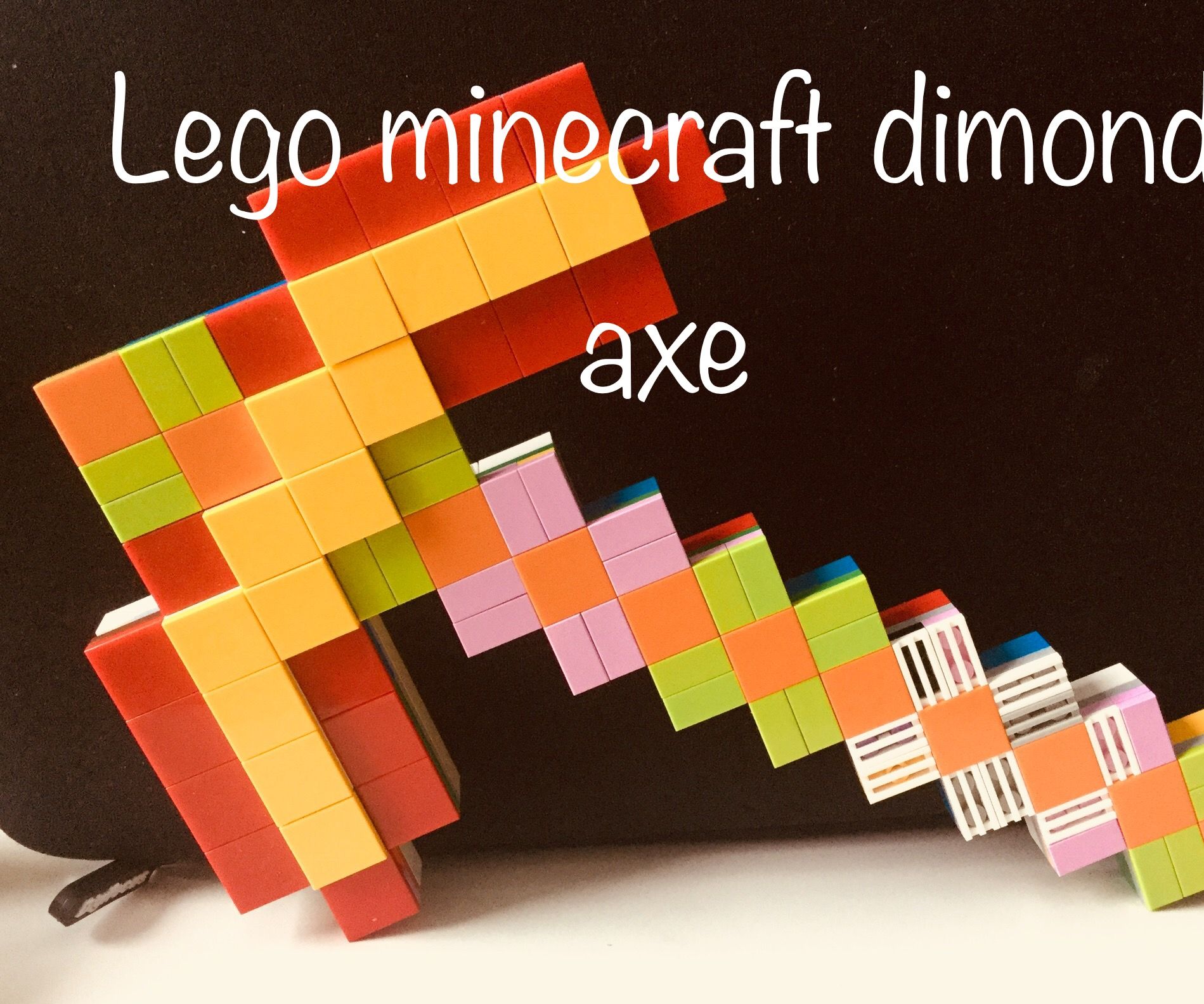 Lego Minecraft Diamond Pickaxe