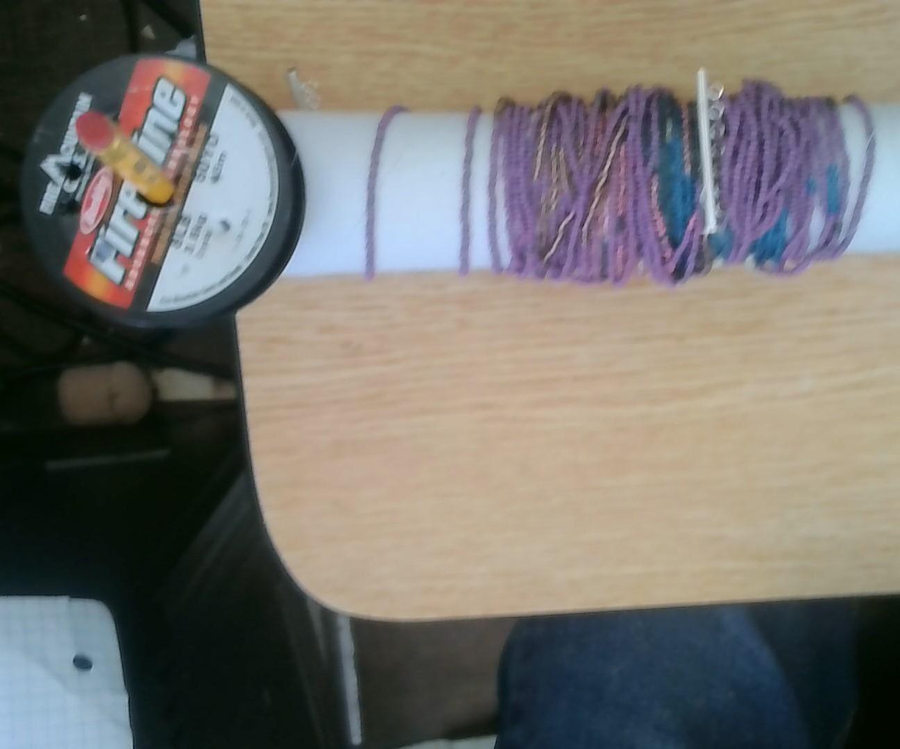 Make an Easy String Holder (perfect for Strings of Beads)