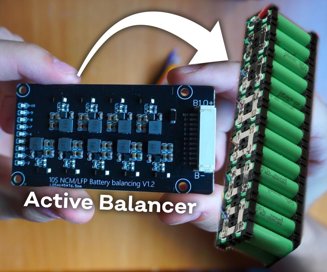 Let's Add an Active Balancer to the Electric Bike Battery