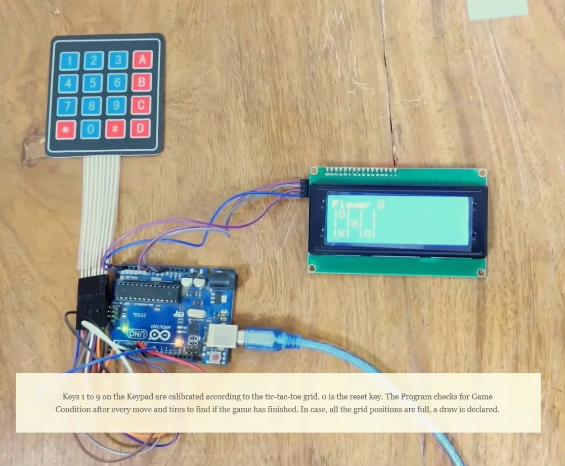 Tic-Tac-Toe Game on Arduino for Beginners