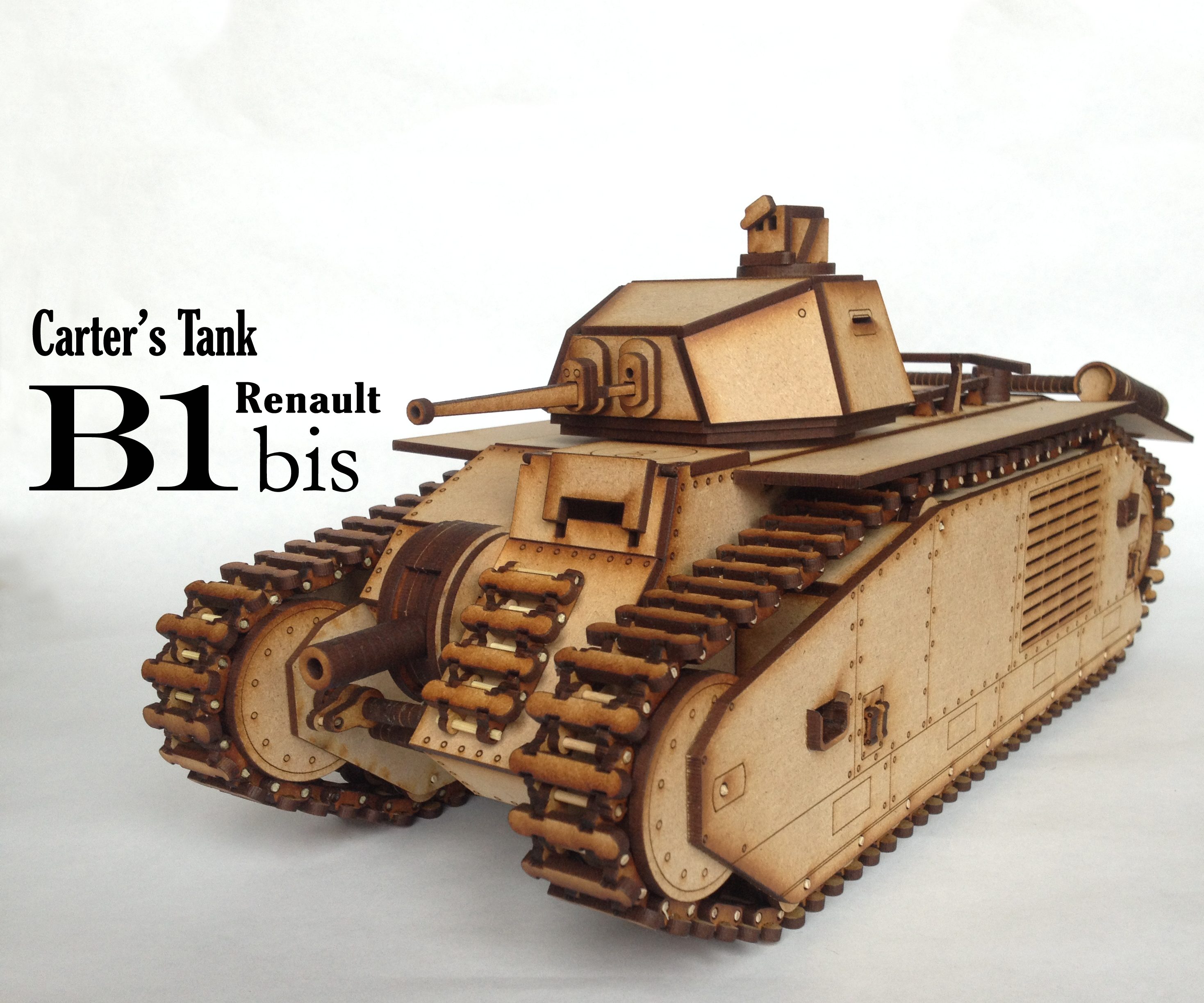 Carter's Lasercut Tank - B1 Bis