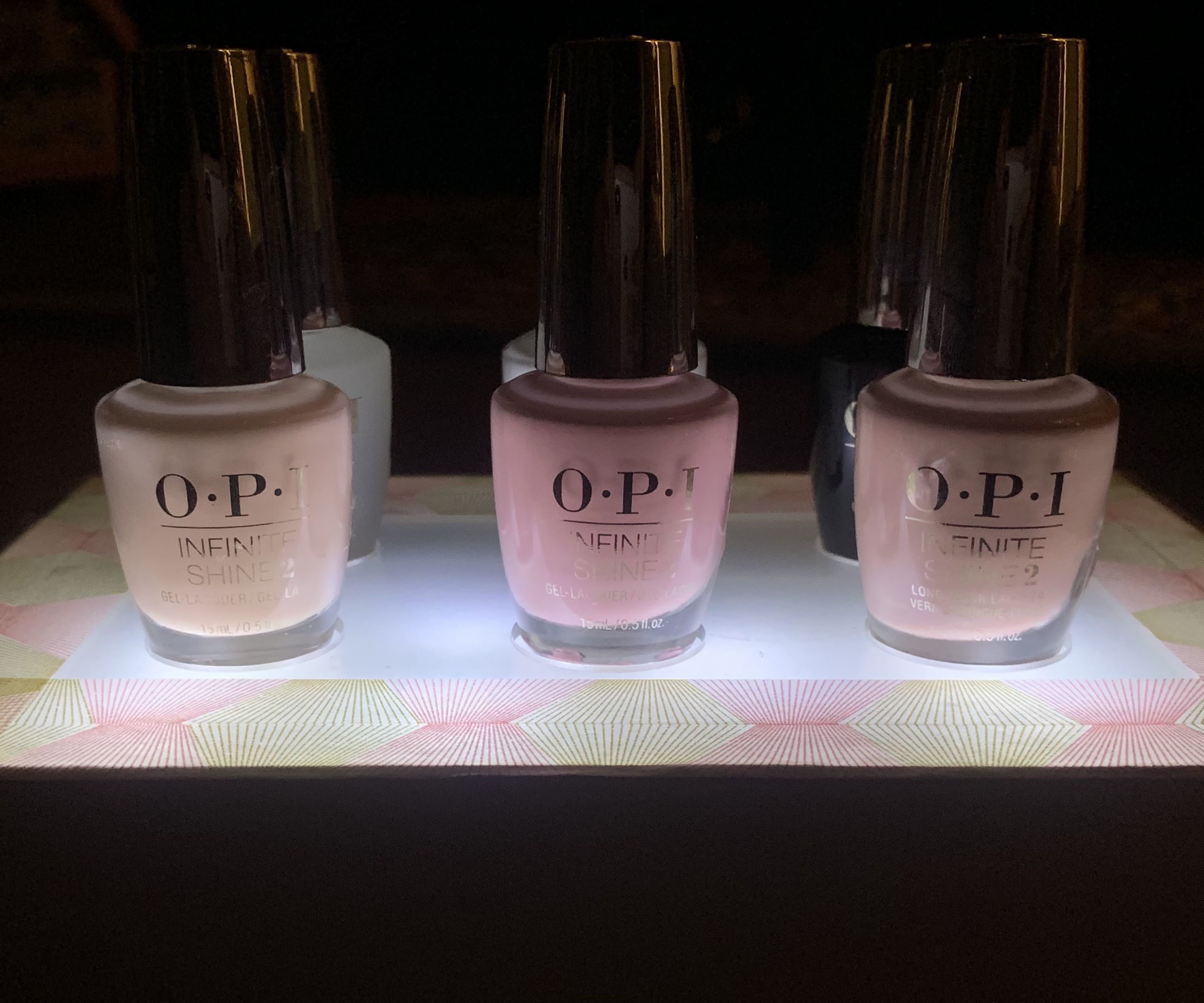 Glowing Nail Polish Stand