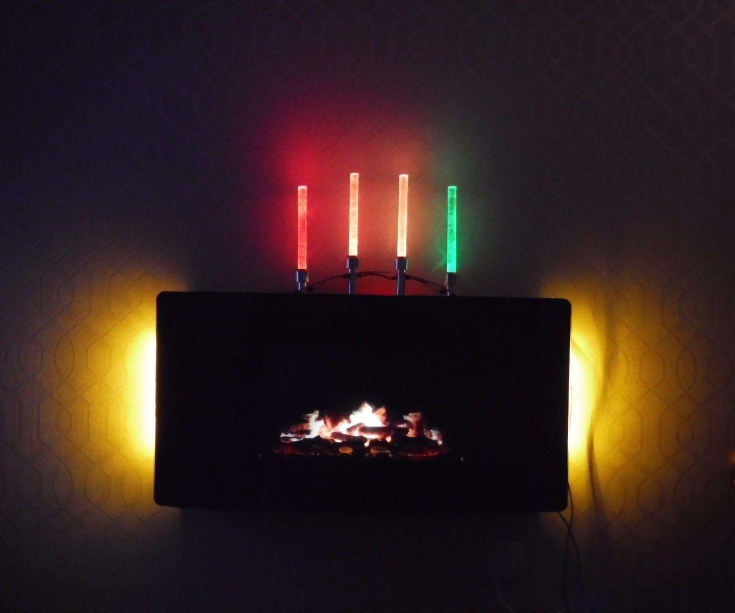 Neopixel Candelabra