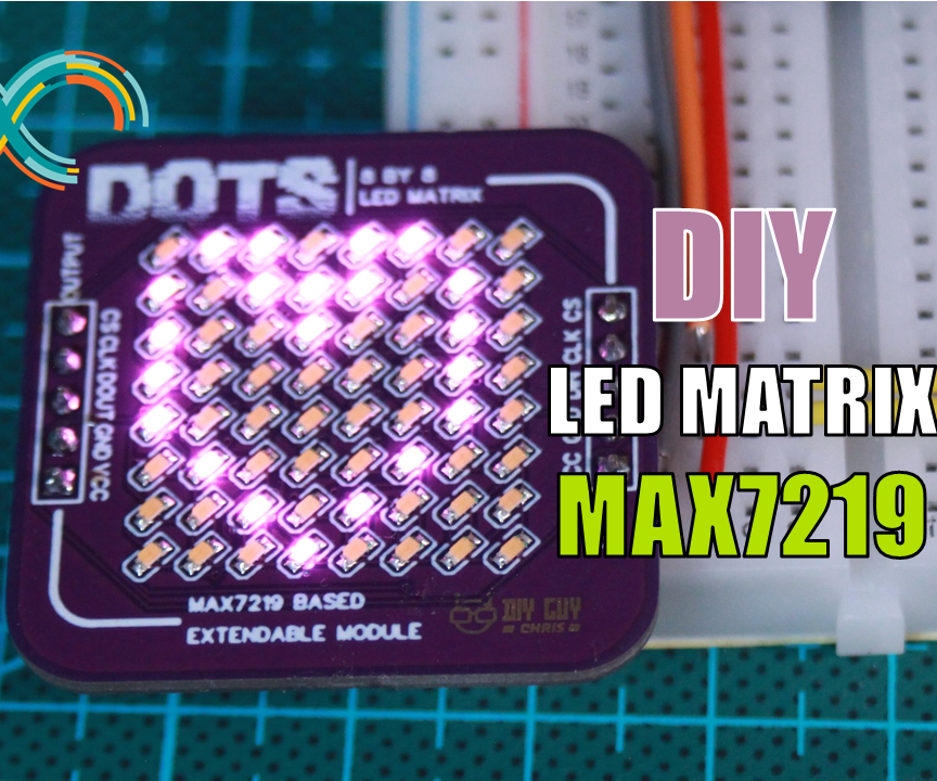 DIY Customized 8x8 LED Matrix Tutorial (MAX7219 Meets Arduino)