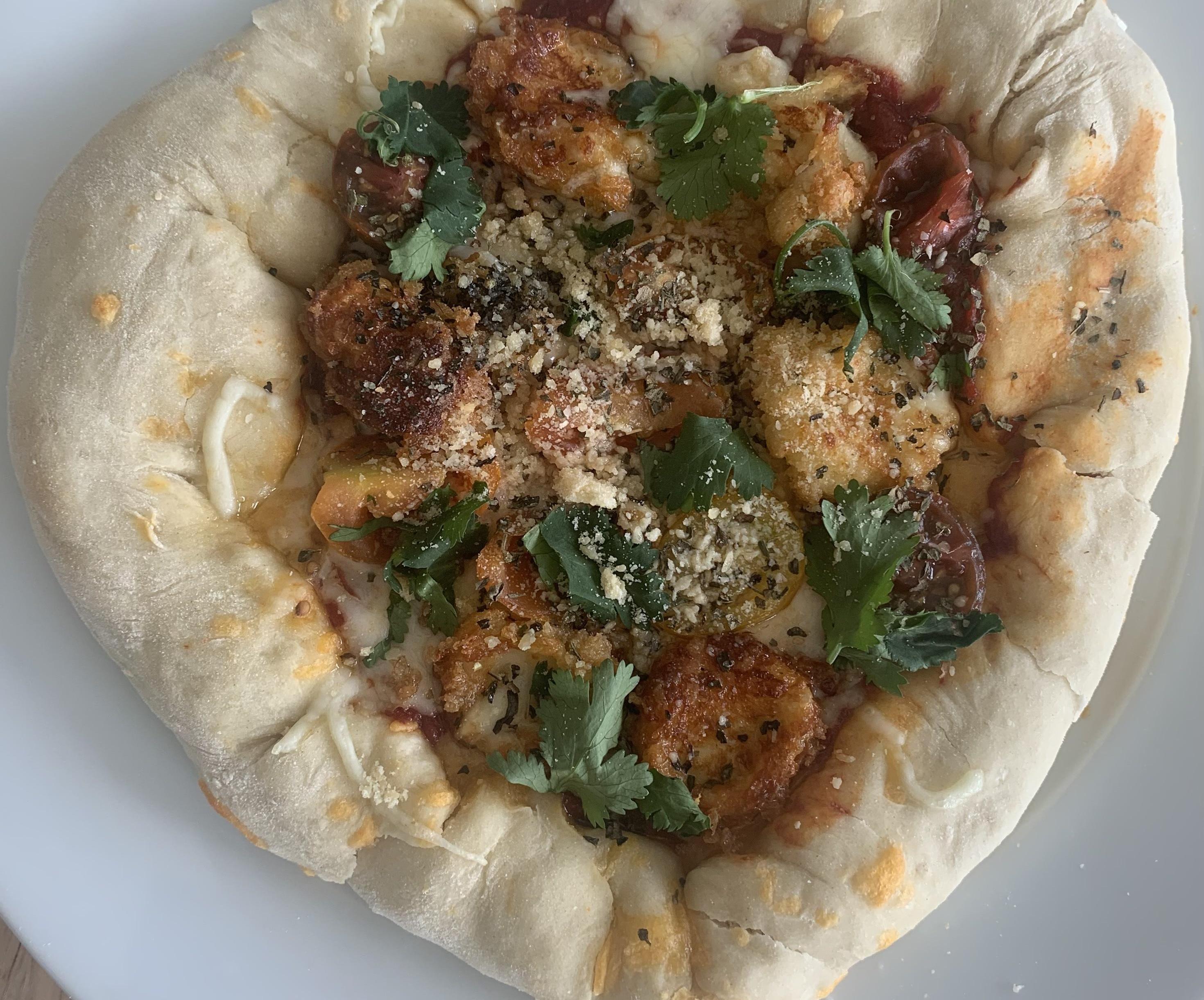 Stuffed Crust Cheese Curd Pizza 