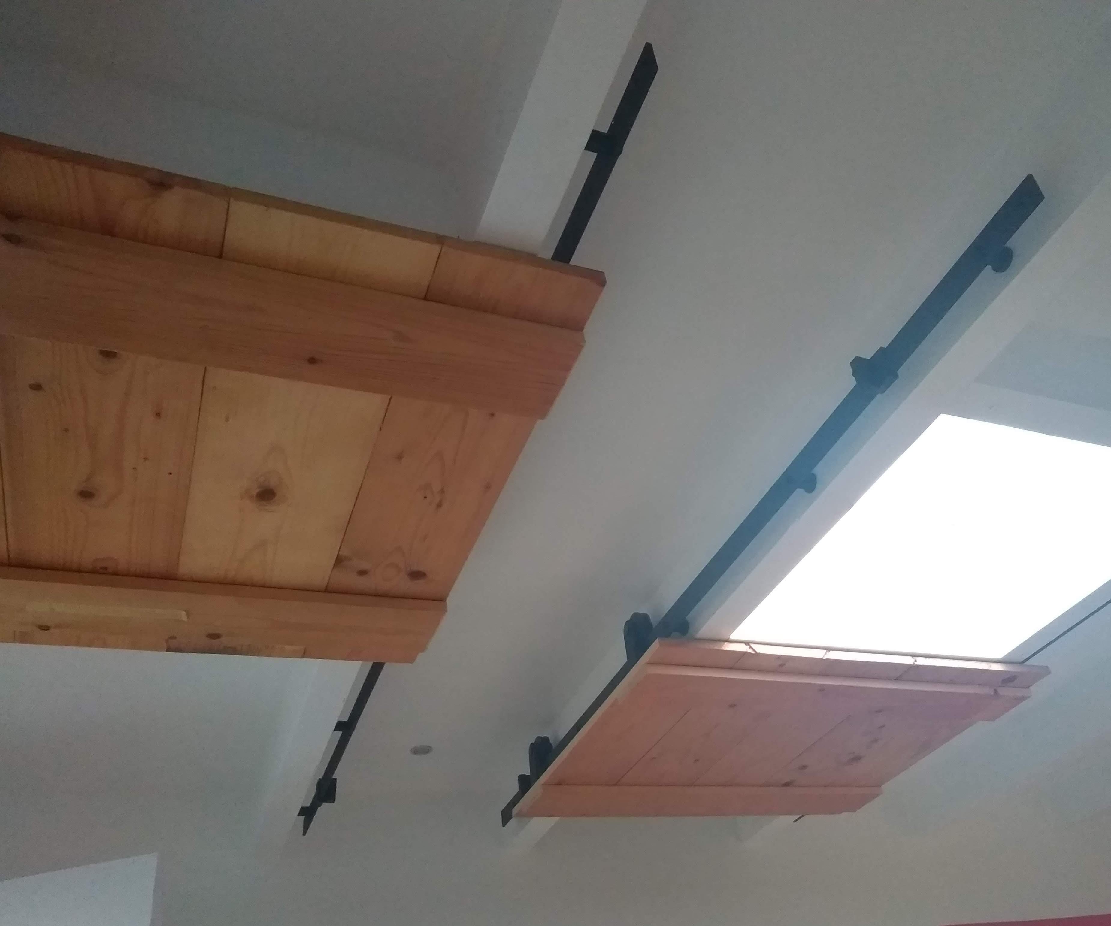 Horizontal Shutters to Cover Skylight