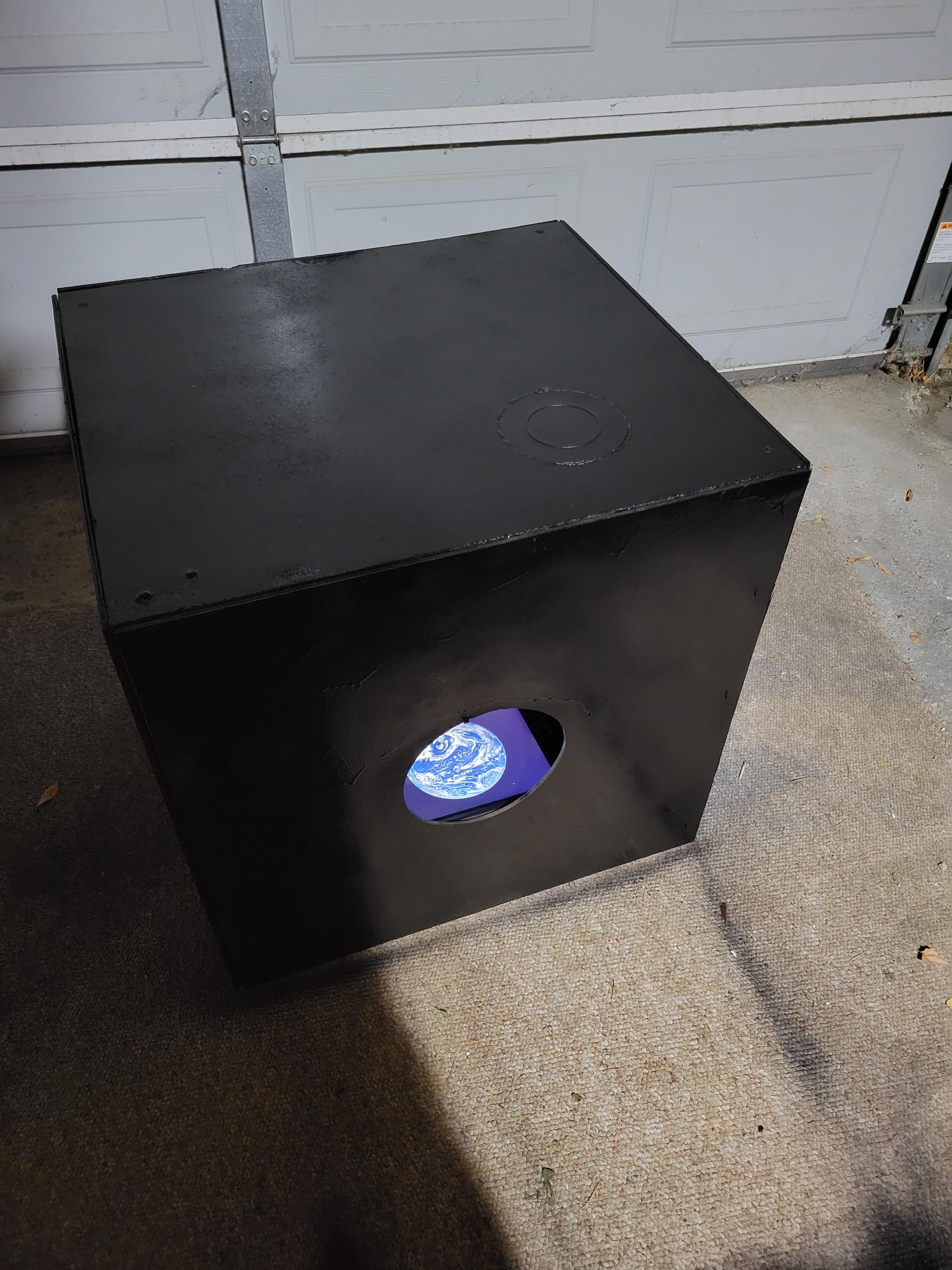 Upcycled Planetary Nightstand