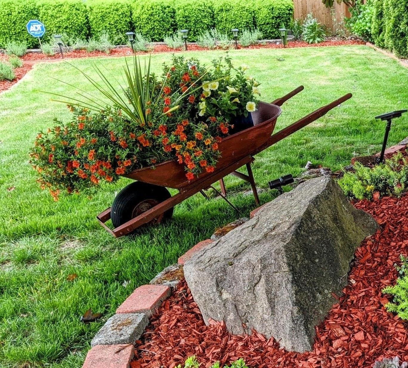 Wheelbarrow Planter