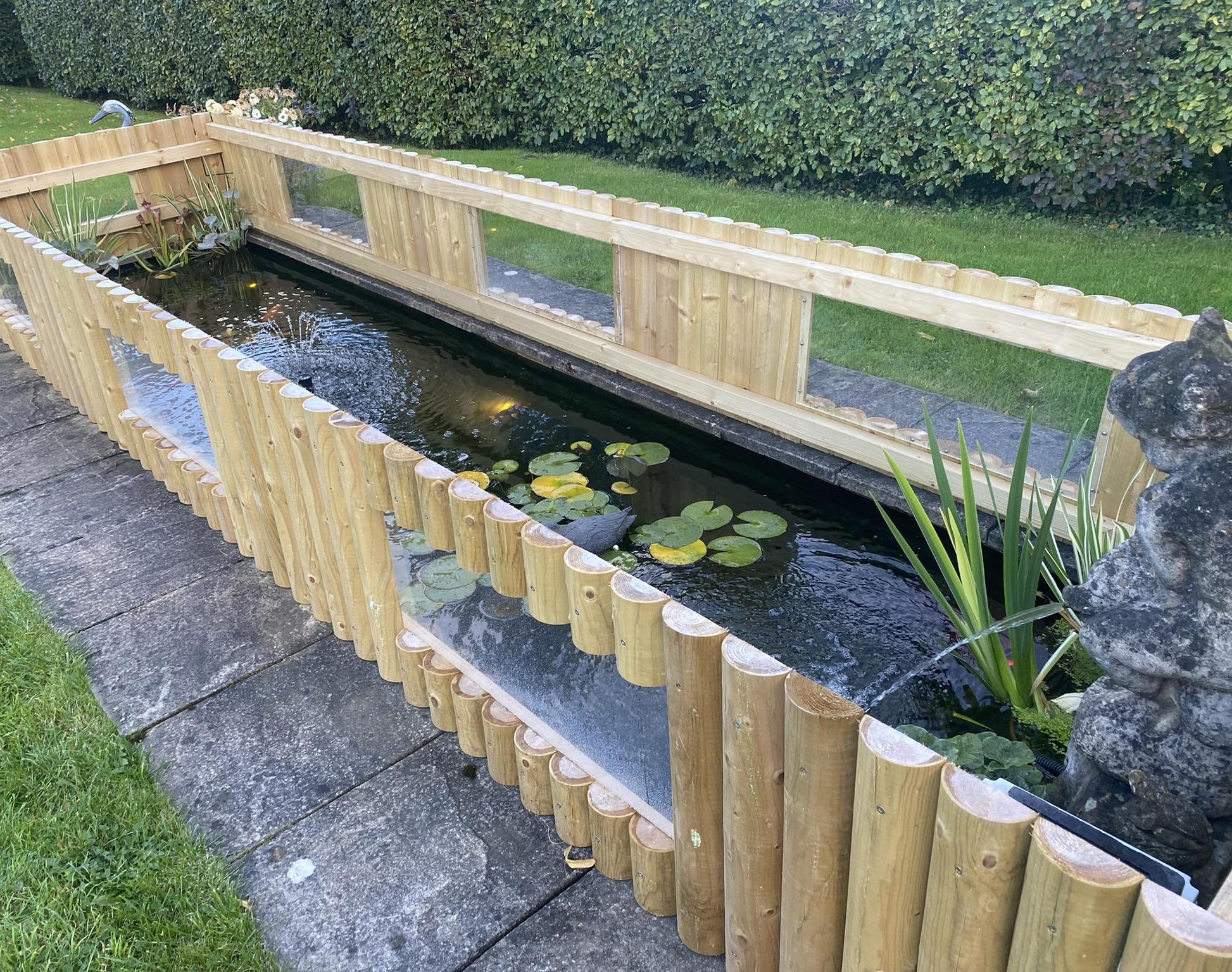 Heron Proofing & Pond Upgrade