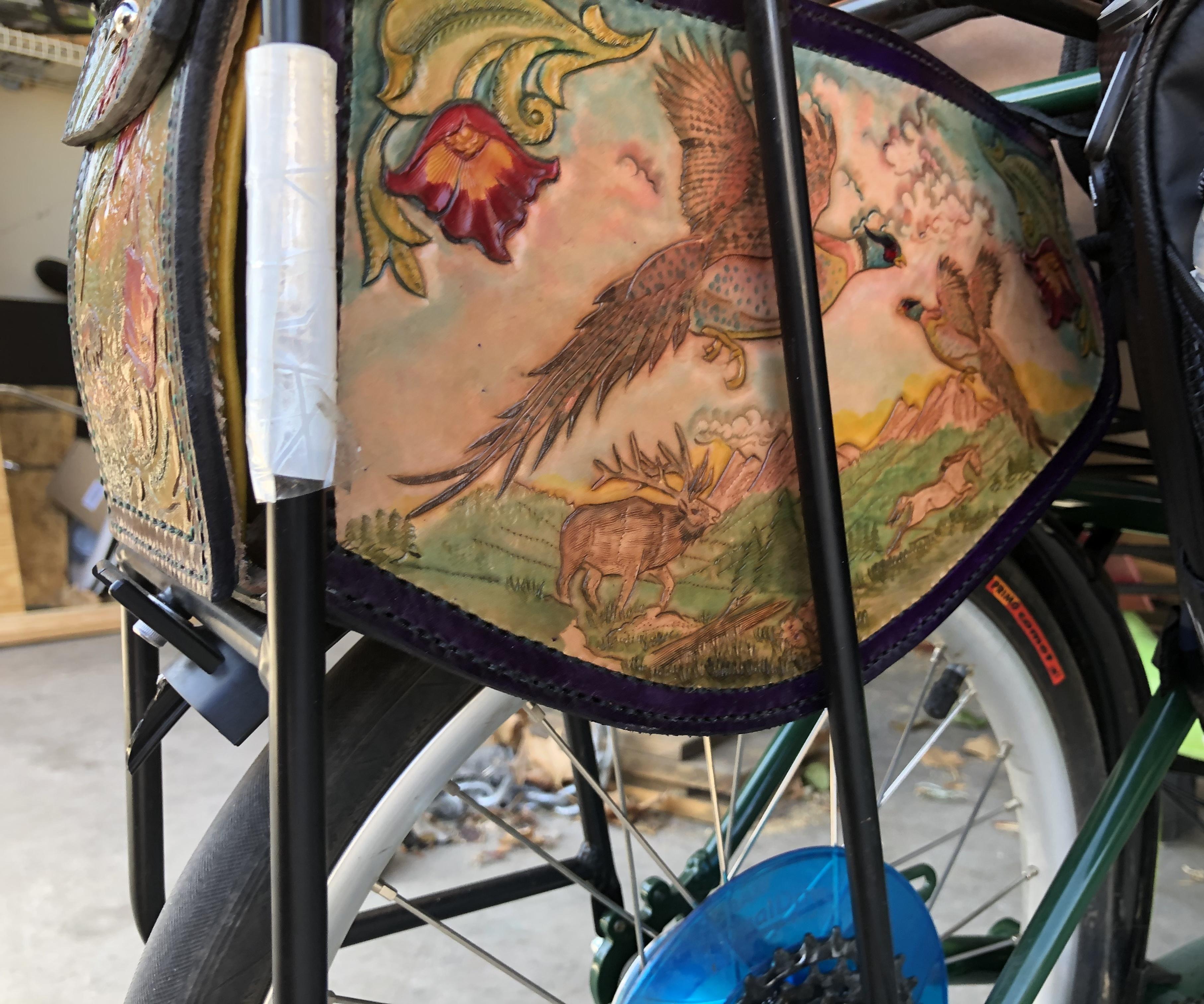 Leather Bike Tool Chest