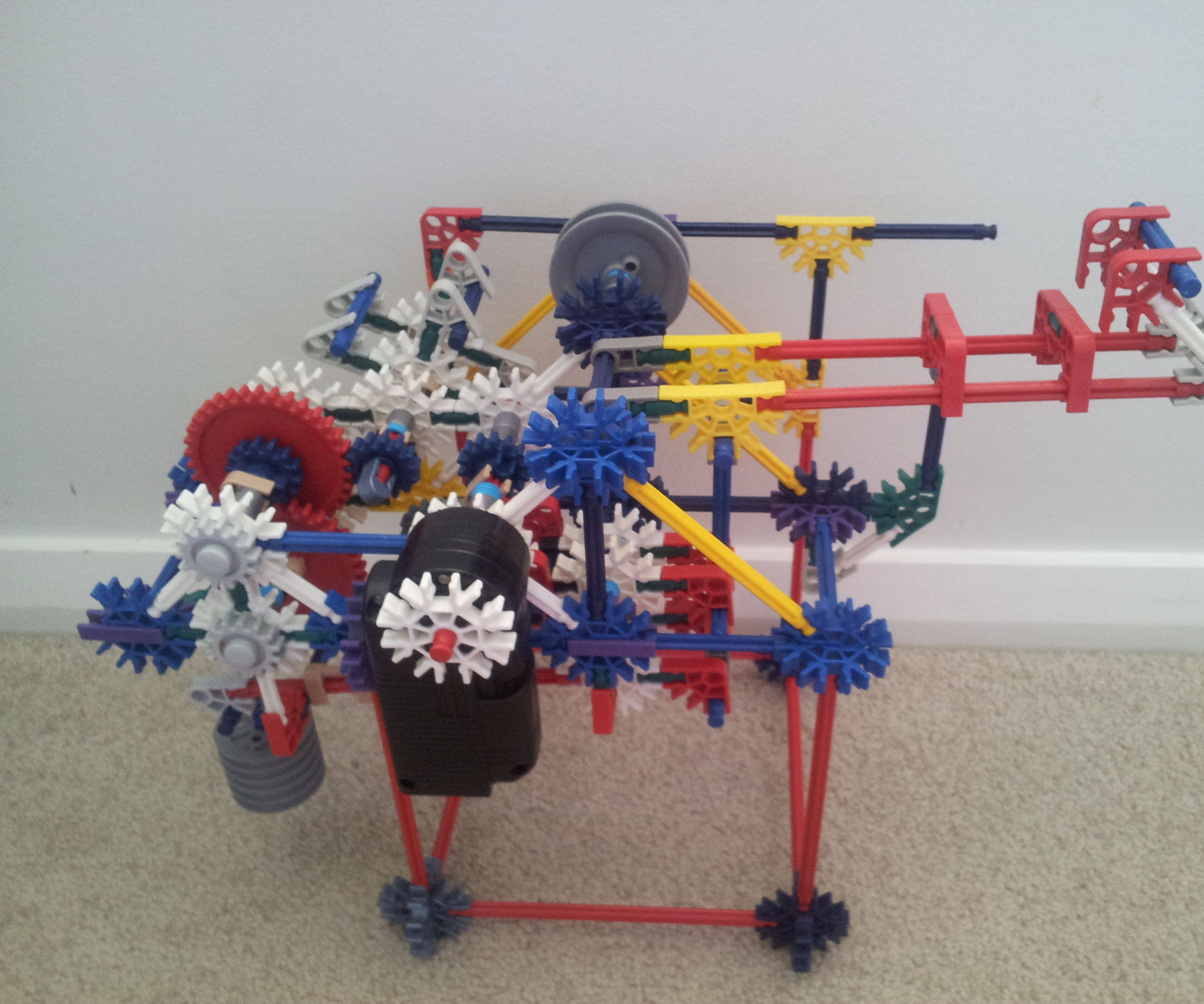 Knex Pull-back Car, Ball Machine Element