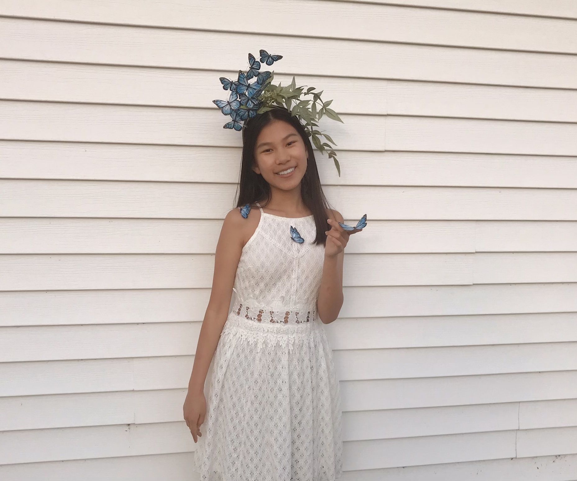 Homemade Butterfly Headpiece