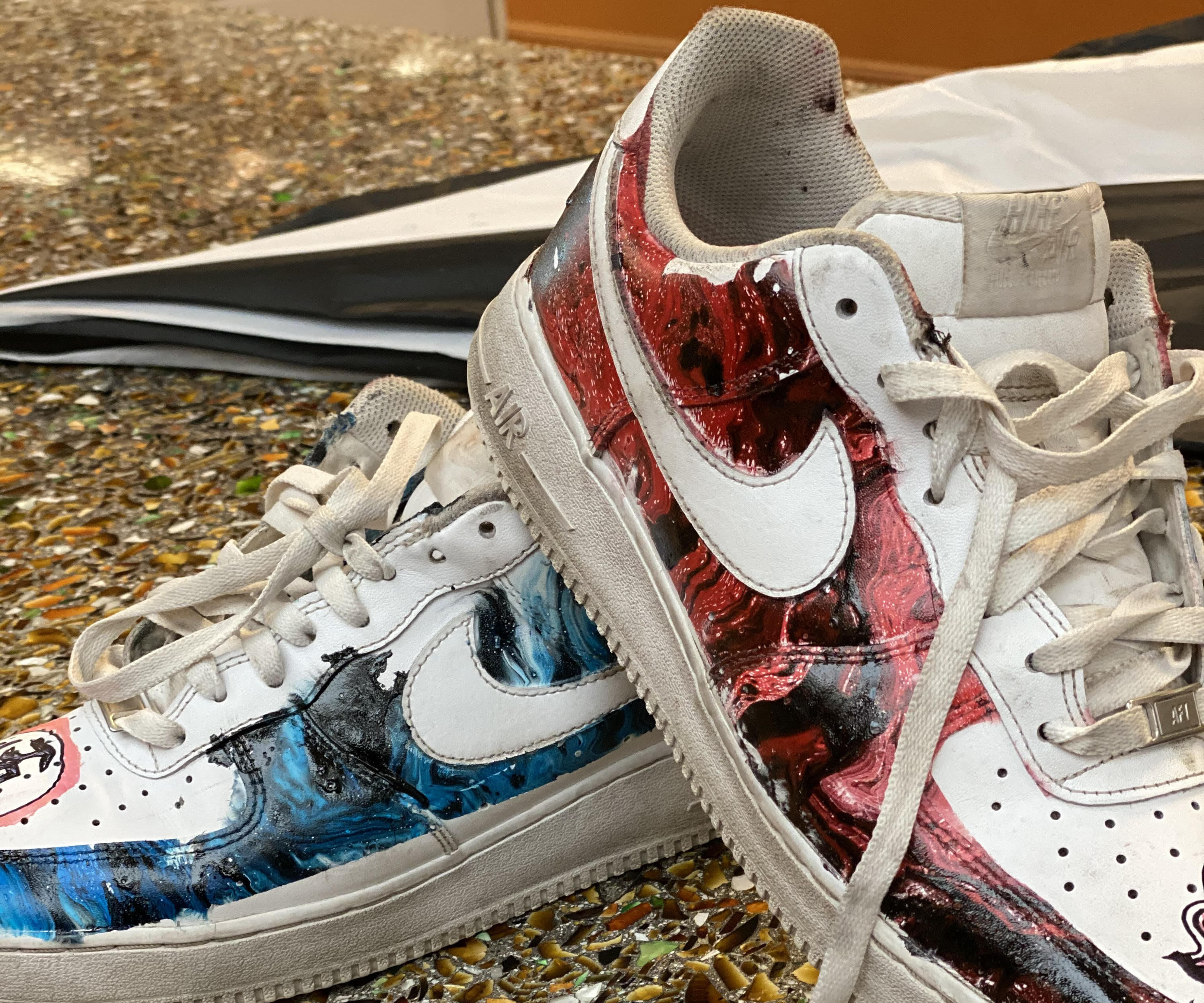 D.I.Y CUSTOM HYDRO DIPPING Shoes!!!