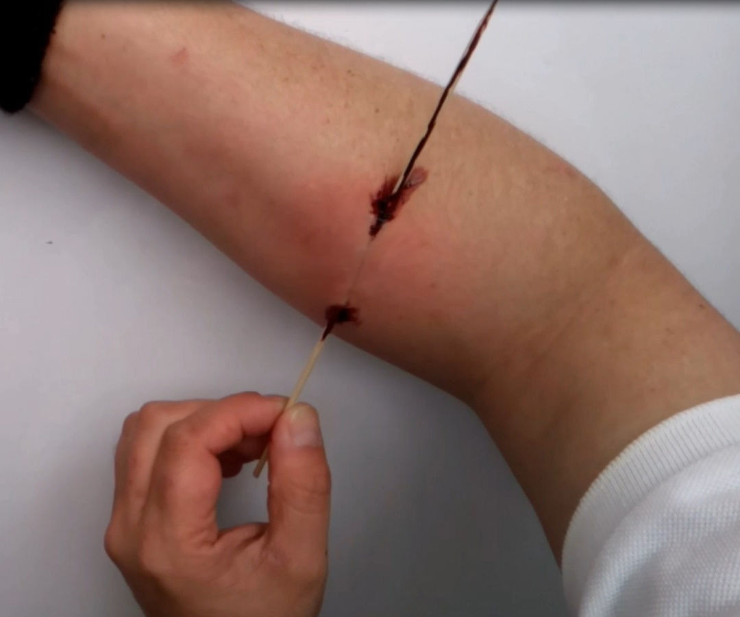 How to Wound in the Arm for Pranks !!!
