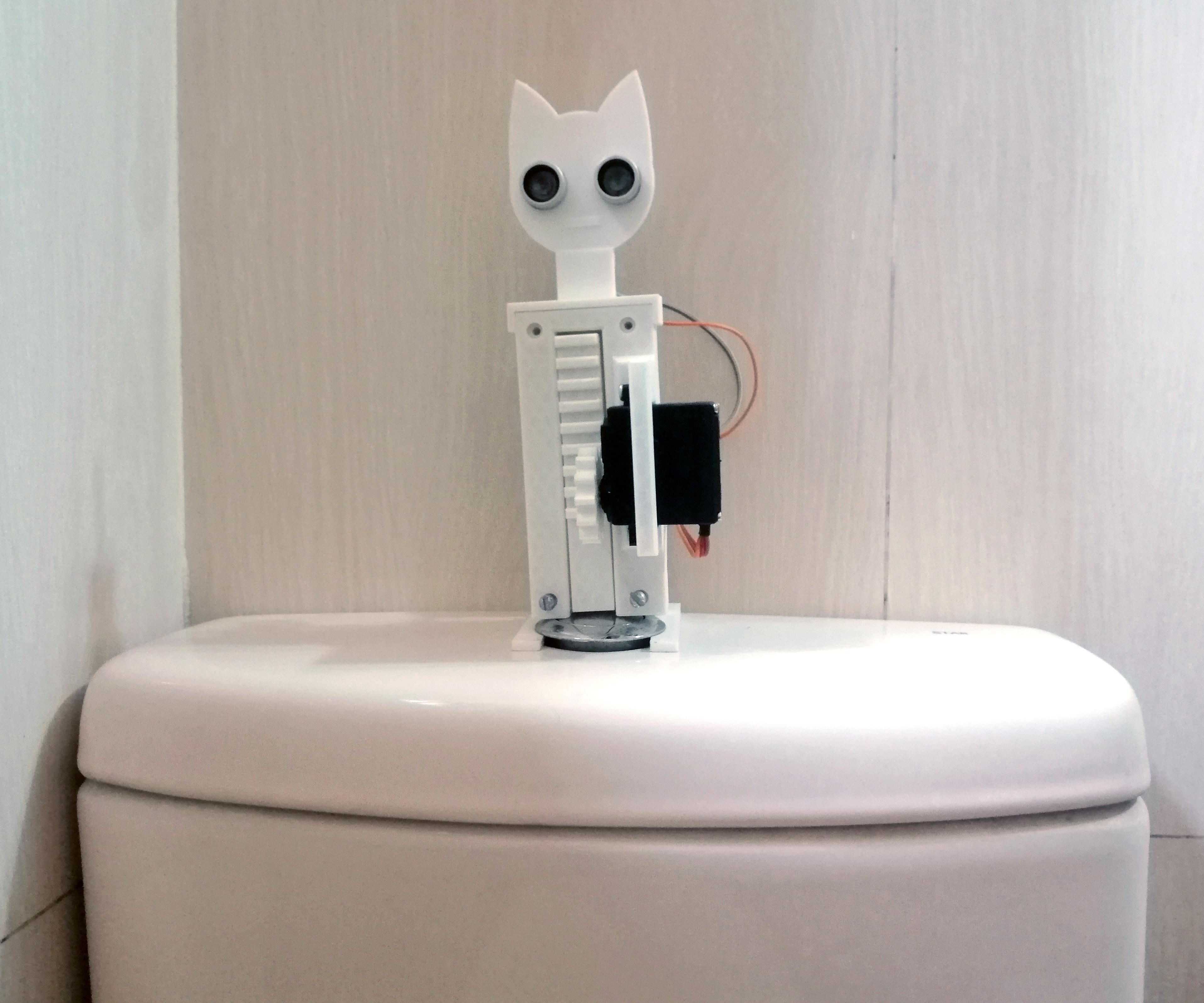 Automatic Toilet Flusher (Reduce Touch, Reduce COVID-19 Infection)