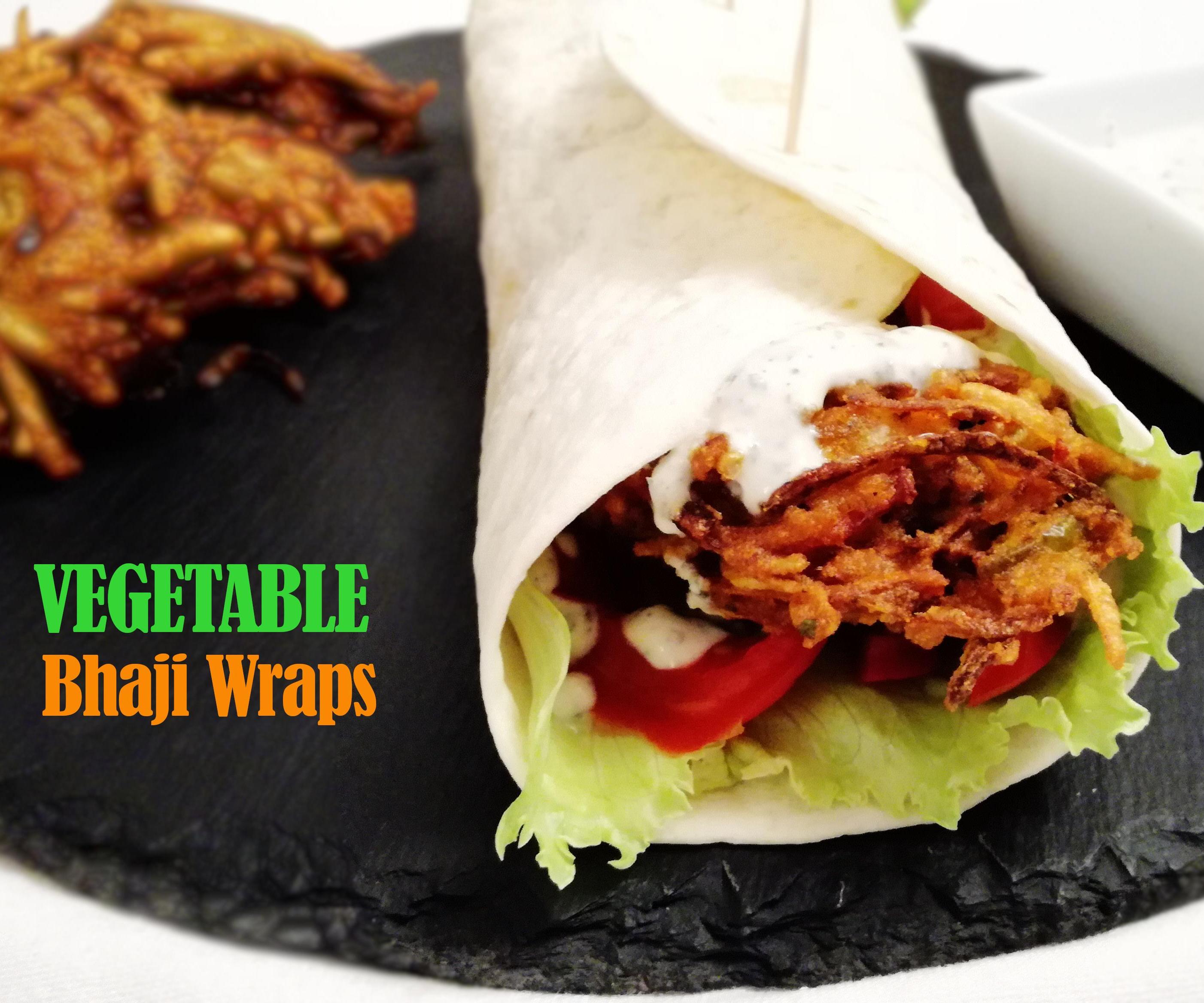 Vegetable Bhaji Wraps