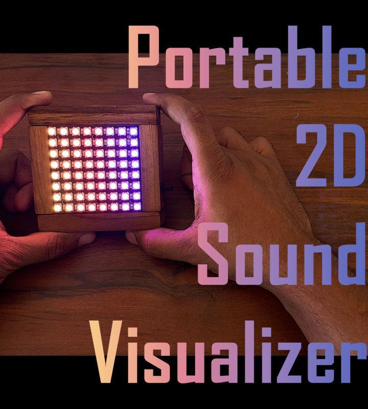 2D Music Visualizer + LED Matrix