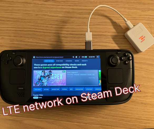 Making Steam Deck Completely Mobile With Cellular LTE