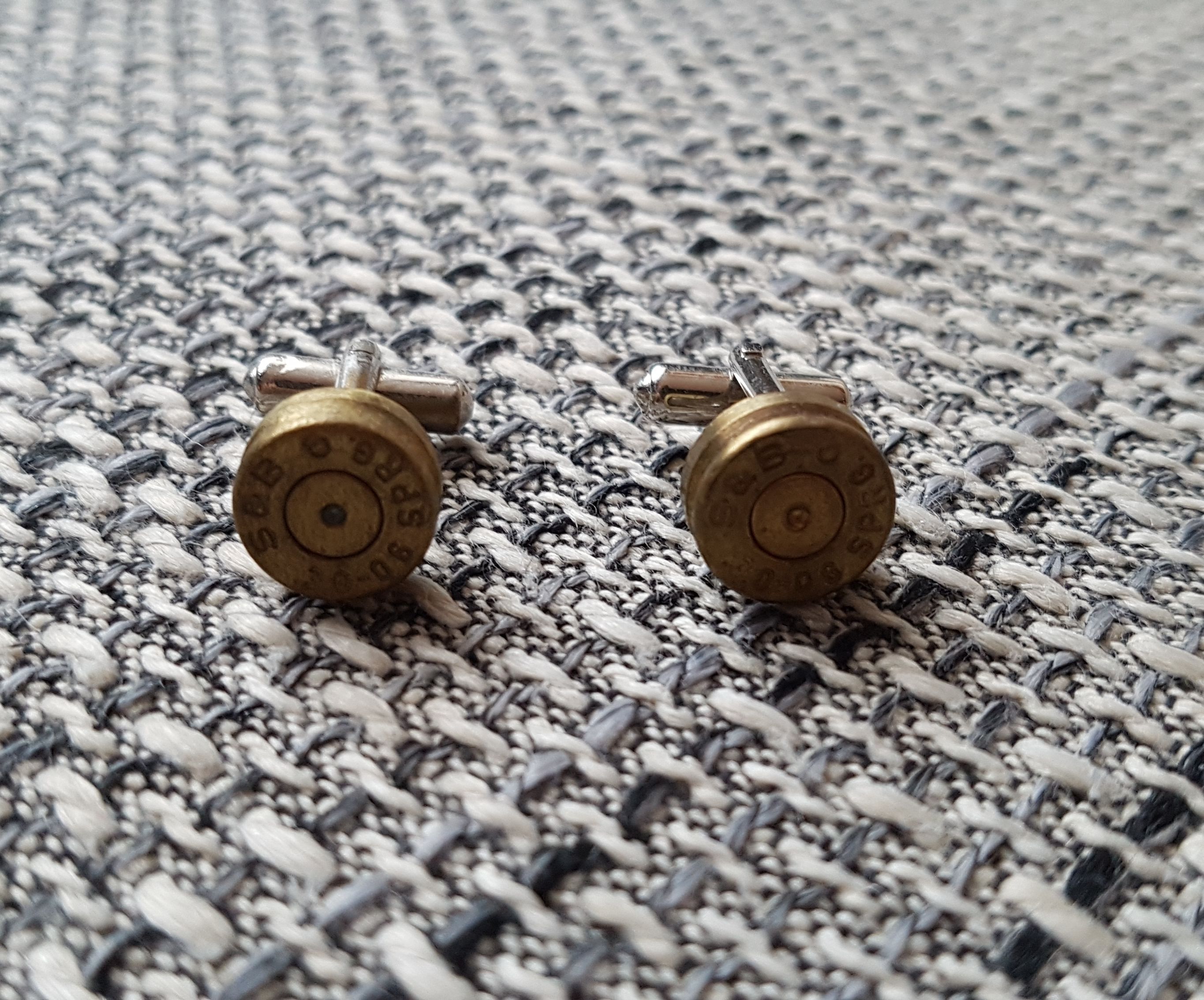Handmade Bullet Cufflinks
