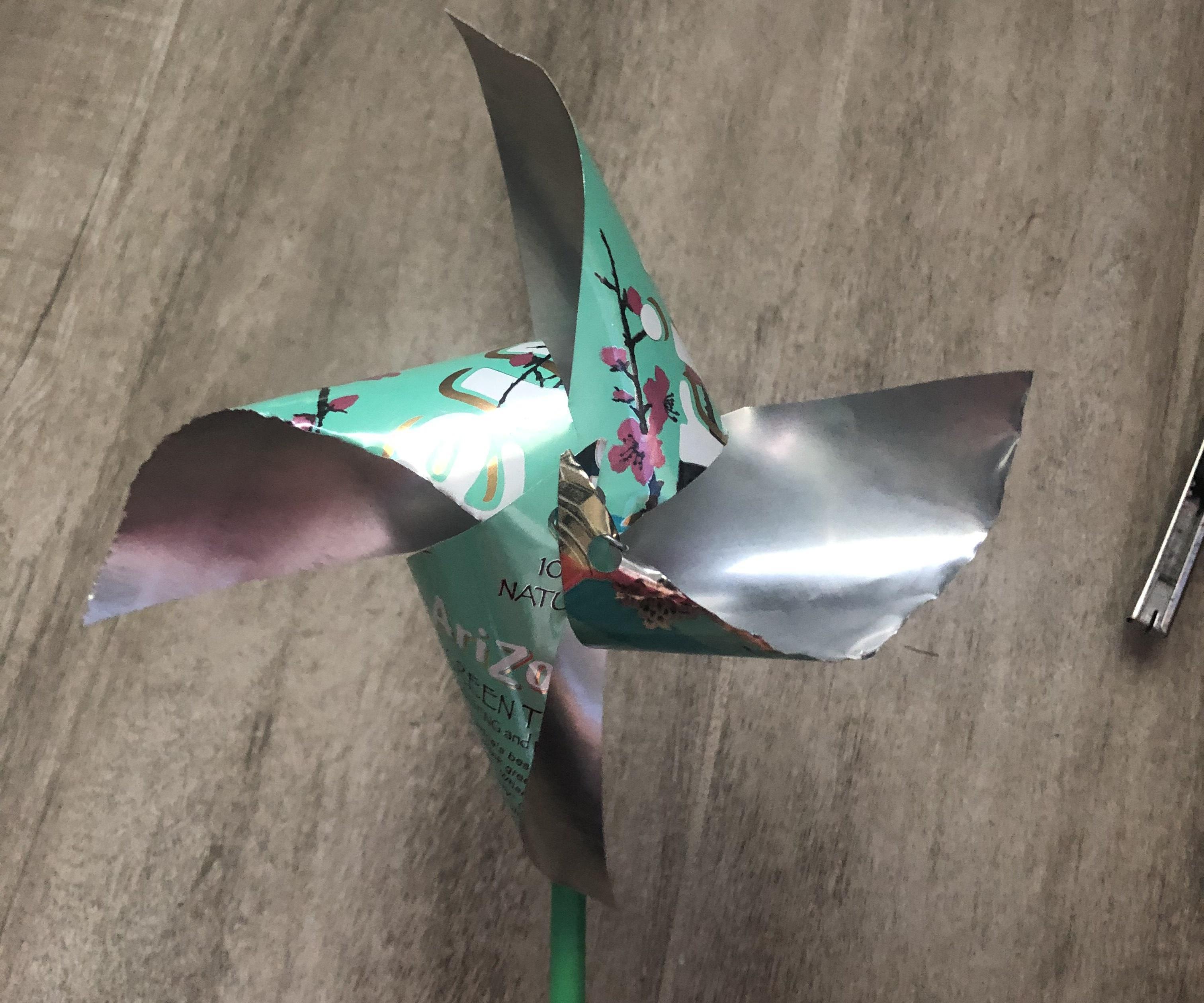Soda Can Pinwheel