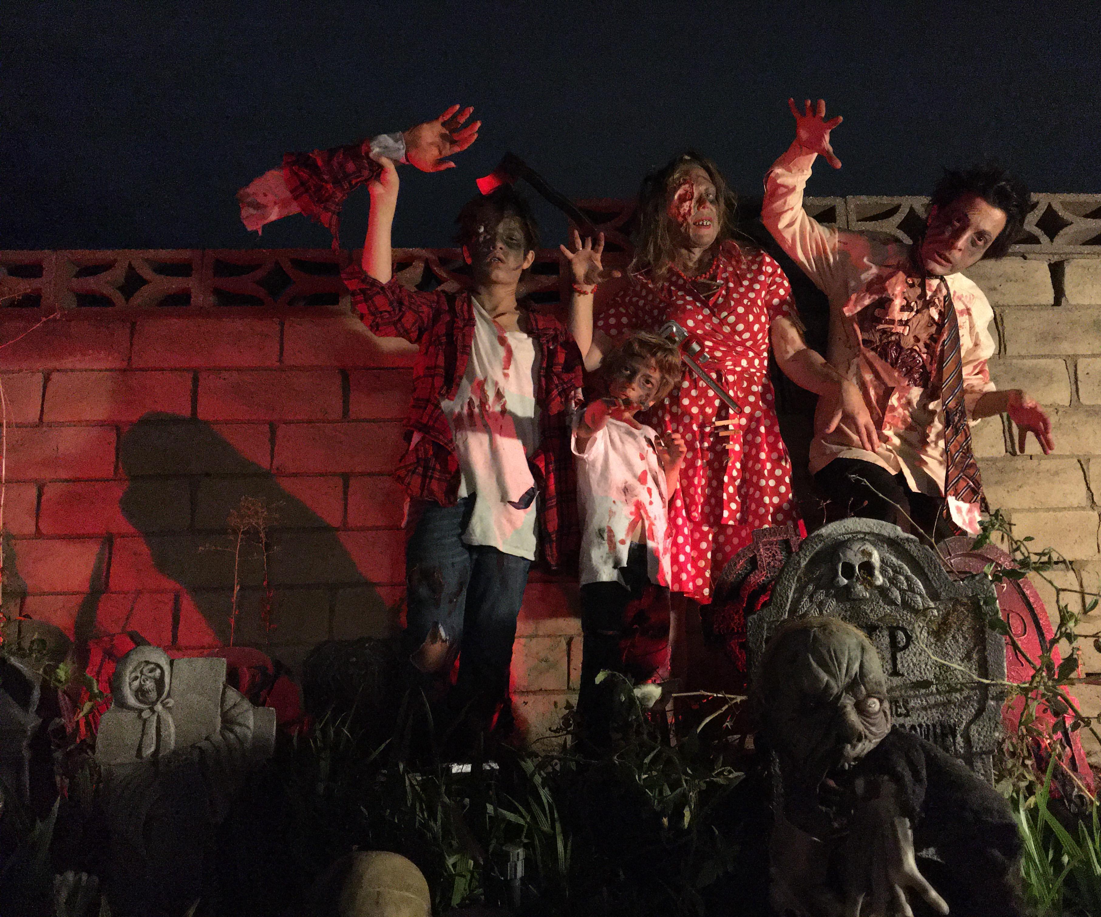 Retro Zombie Family Costumes