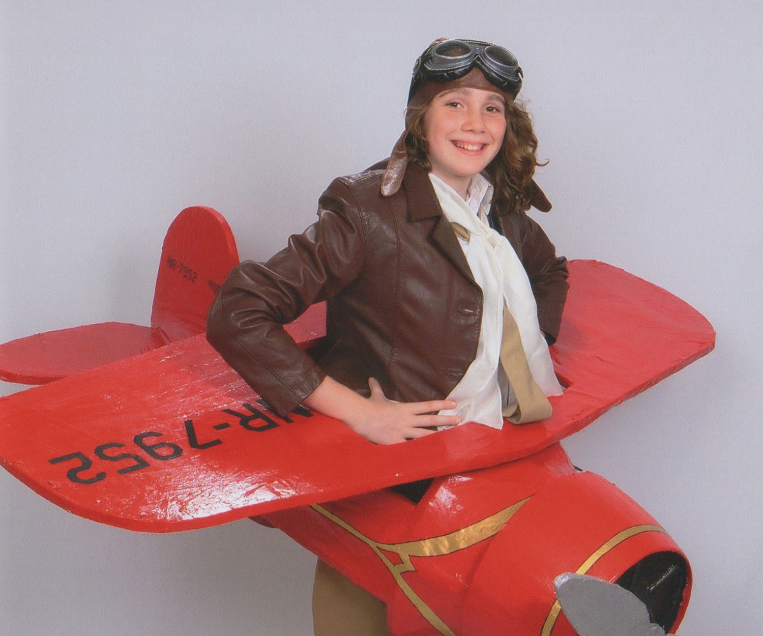 Amelia Earhart's Airplane Costume