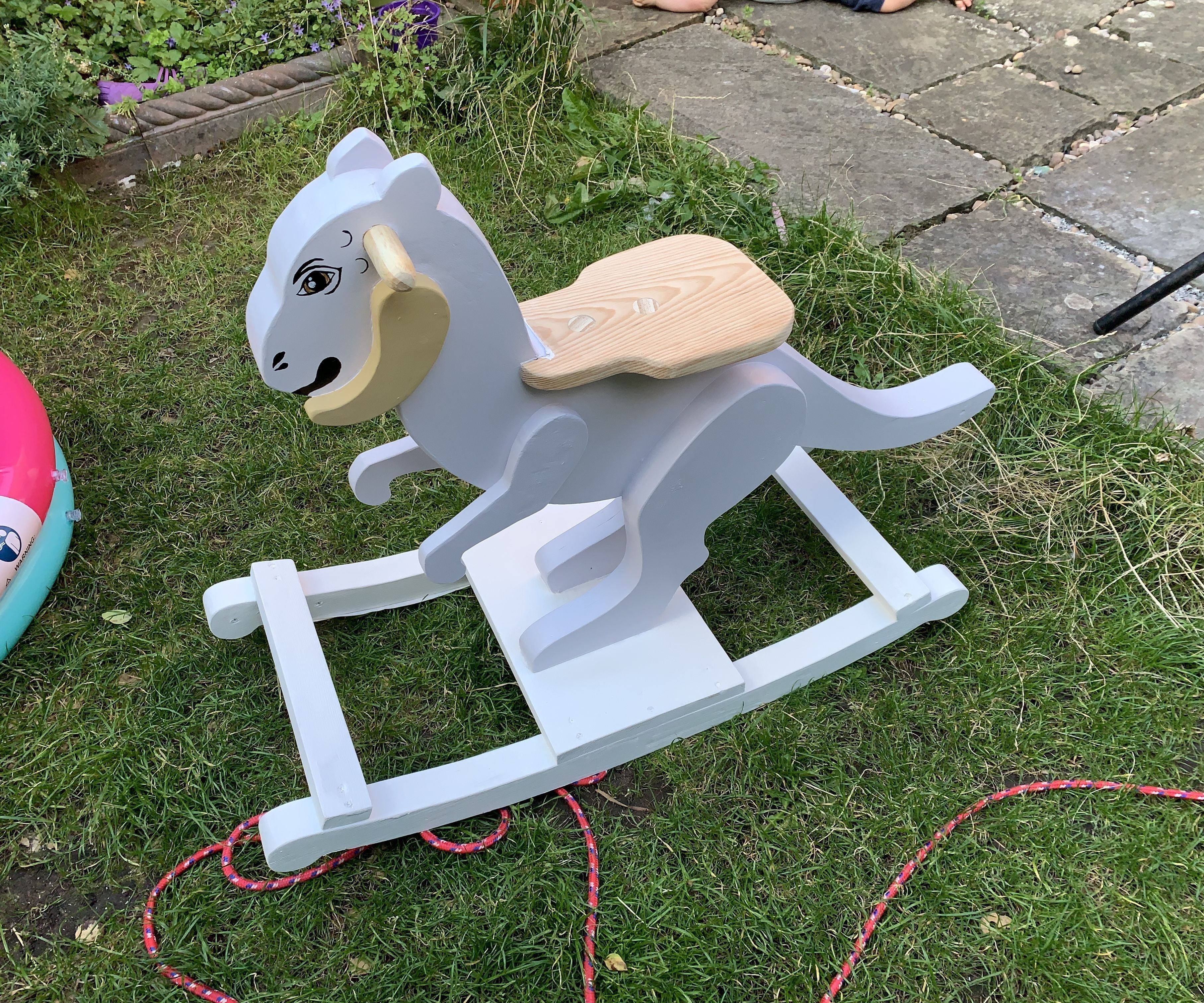 TaunTaun Wooden Rocking Horse