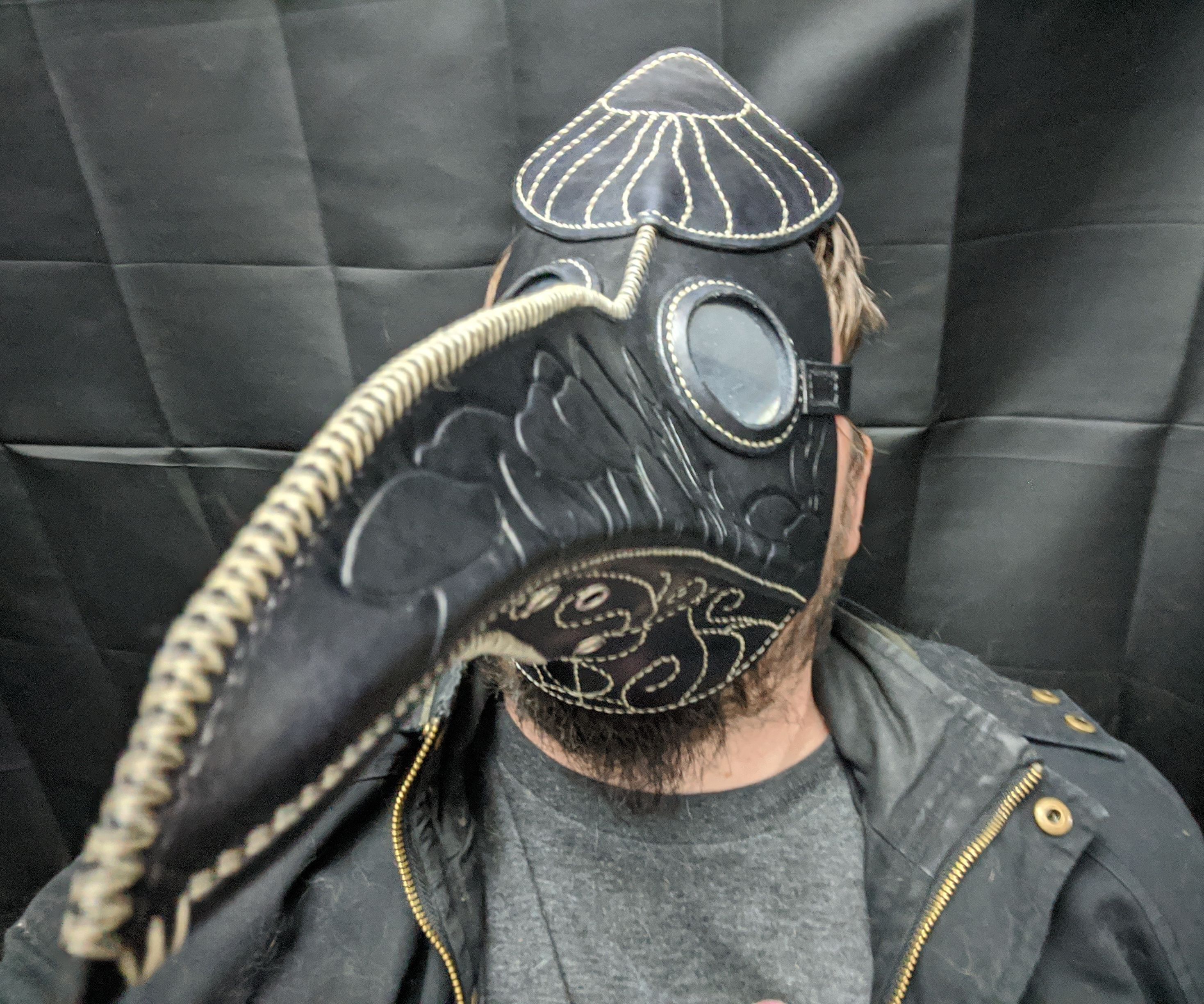 Mushroom Themed Plague Doctor Mask