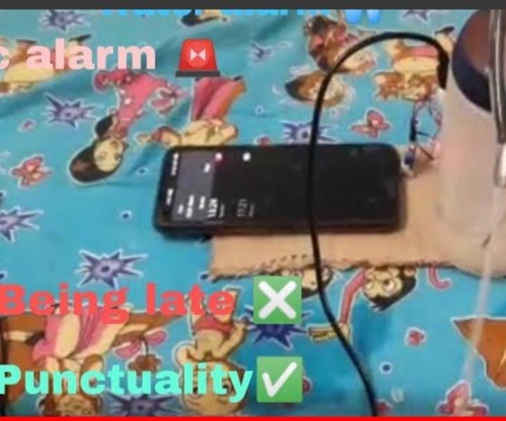 How to Make a Water 💦 Throwing Alarm