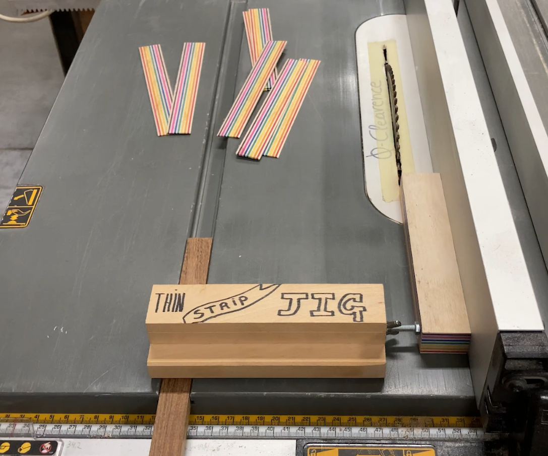 The Easiest Thin Strip Jig for the Table Saw 
