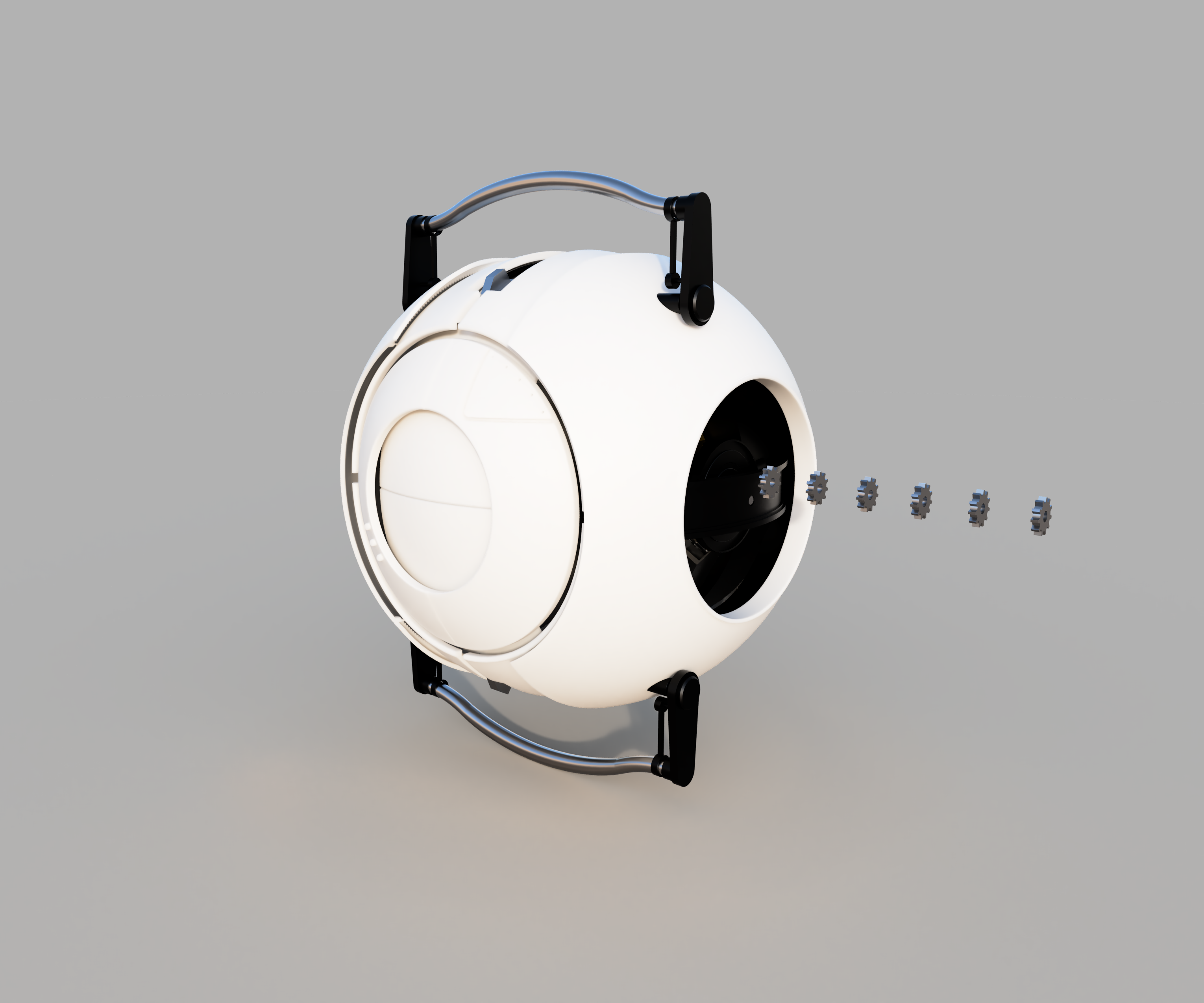 Ultimate Animatronic Portal 2 Personality Core: the Design Process