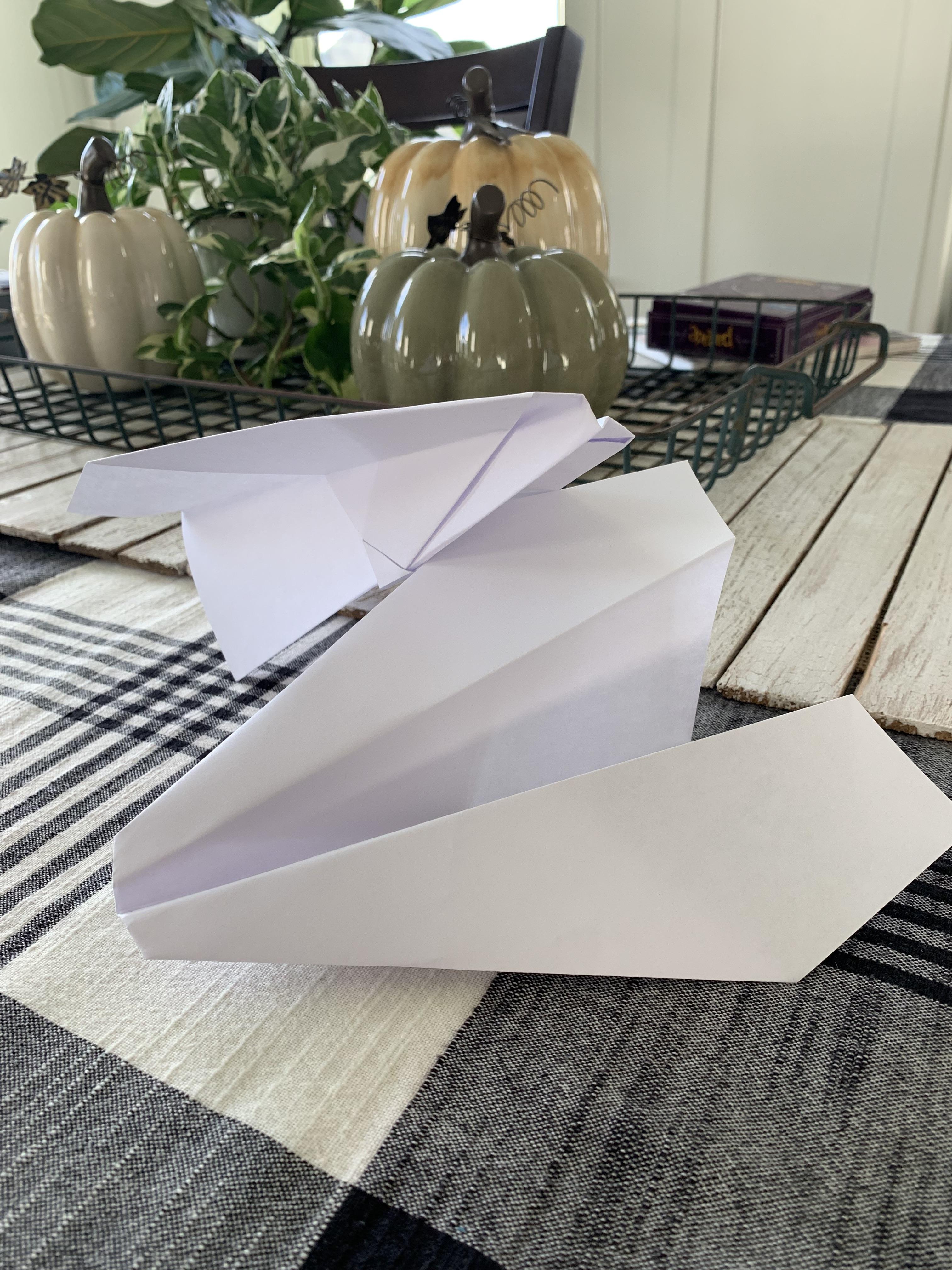Folding a Paper Airplane