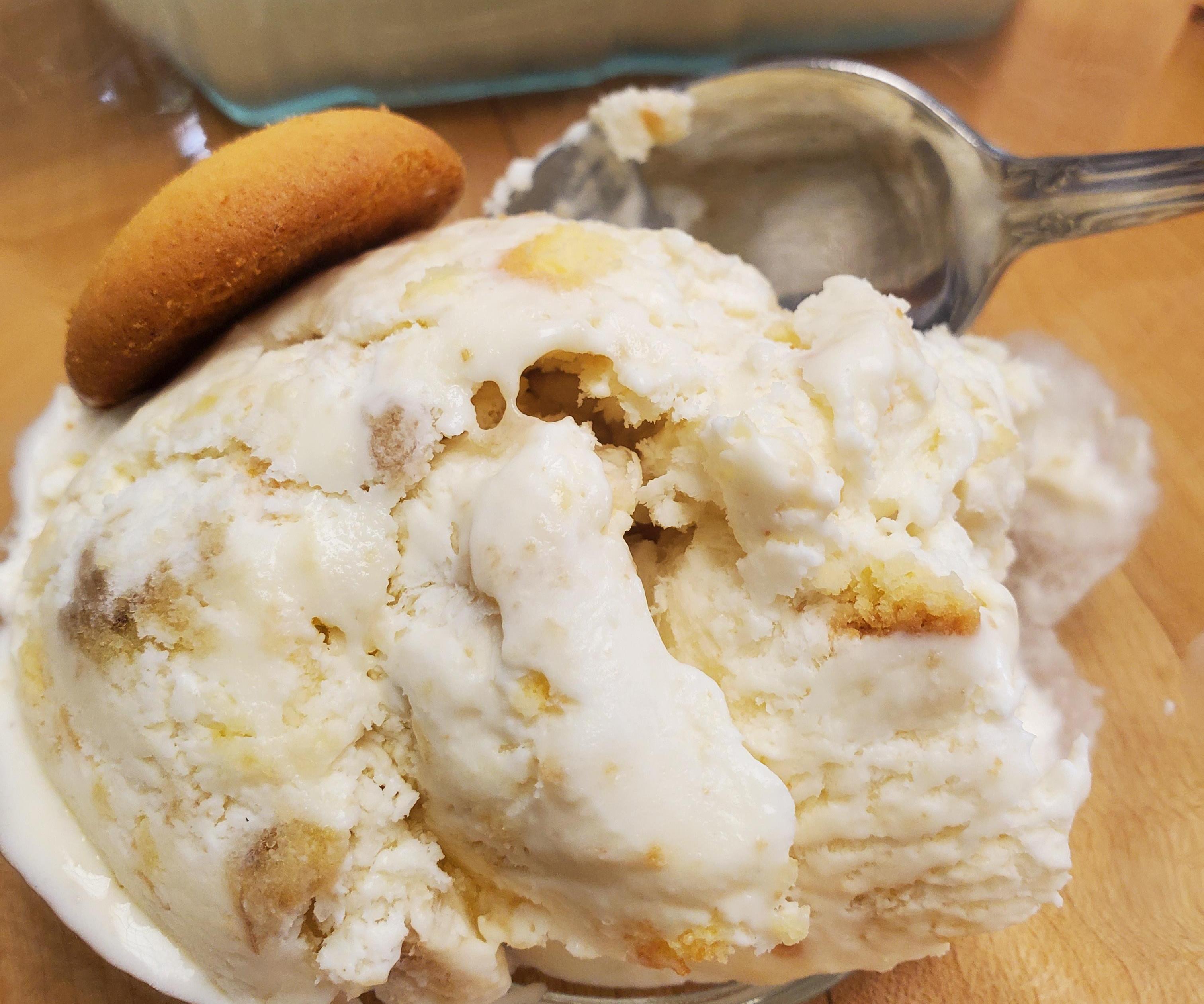 No-Churn Banana Pudding Ice Cream