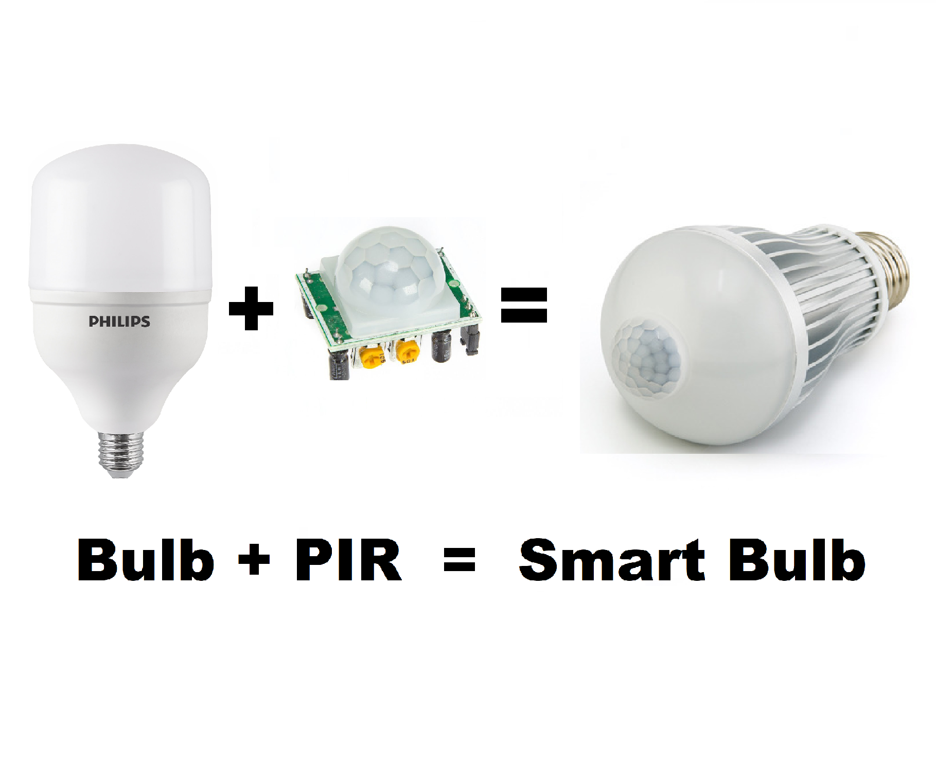 Turning a Bulb Into Smart Light - PIR